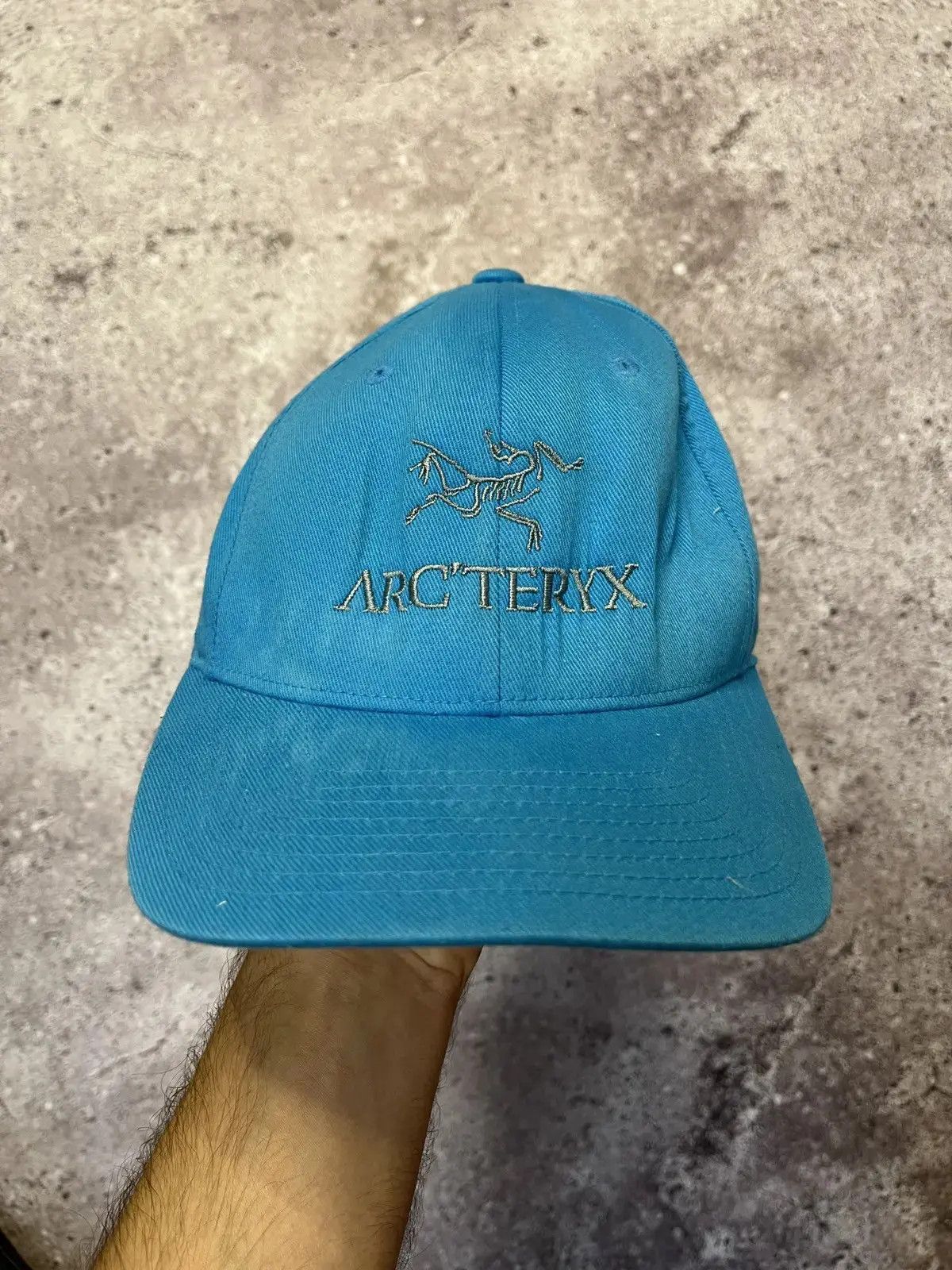 Pre-owned Arcteryx X Vintage Arc'teryx Vintage Blue Cap Hat