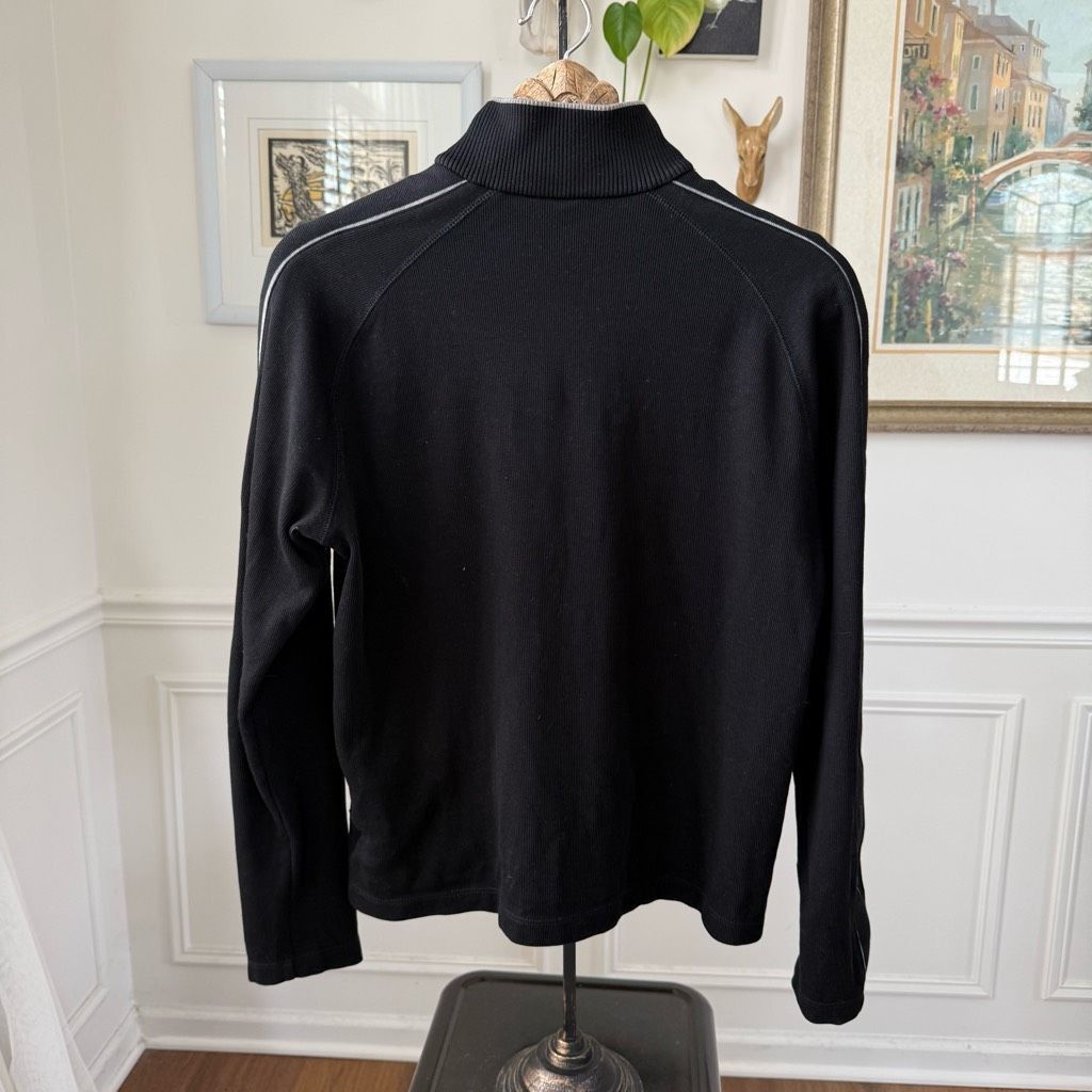 Hugo Boss Boss Hugo Boss 1/4 Snap Cotton Sweater Black M Size US M / EU 48-50 / 2 - 11 Thumbnail