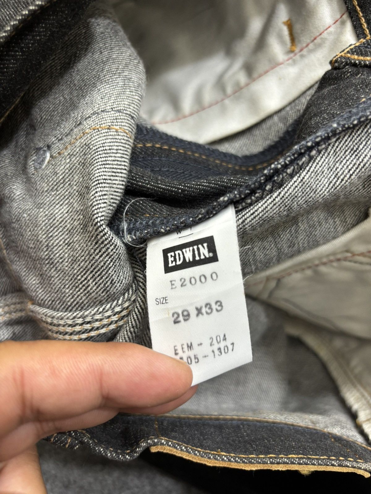 Edwin 💥90s Style Twisted Leg💥Edwin EFncton Distressed Denim F615 Size US 28 / EU 44 - 21 Thumbnail