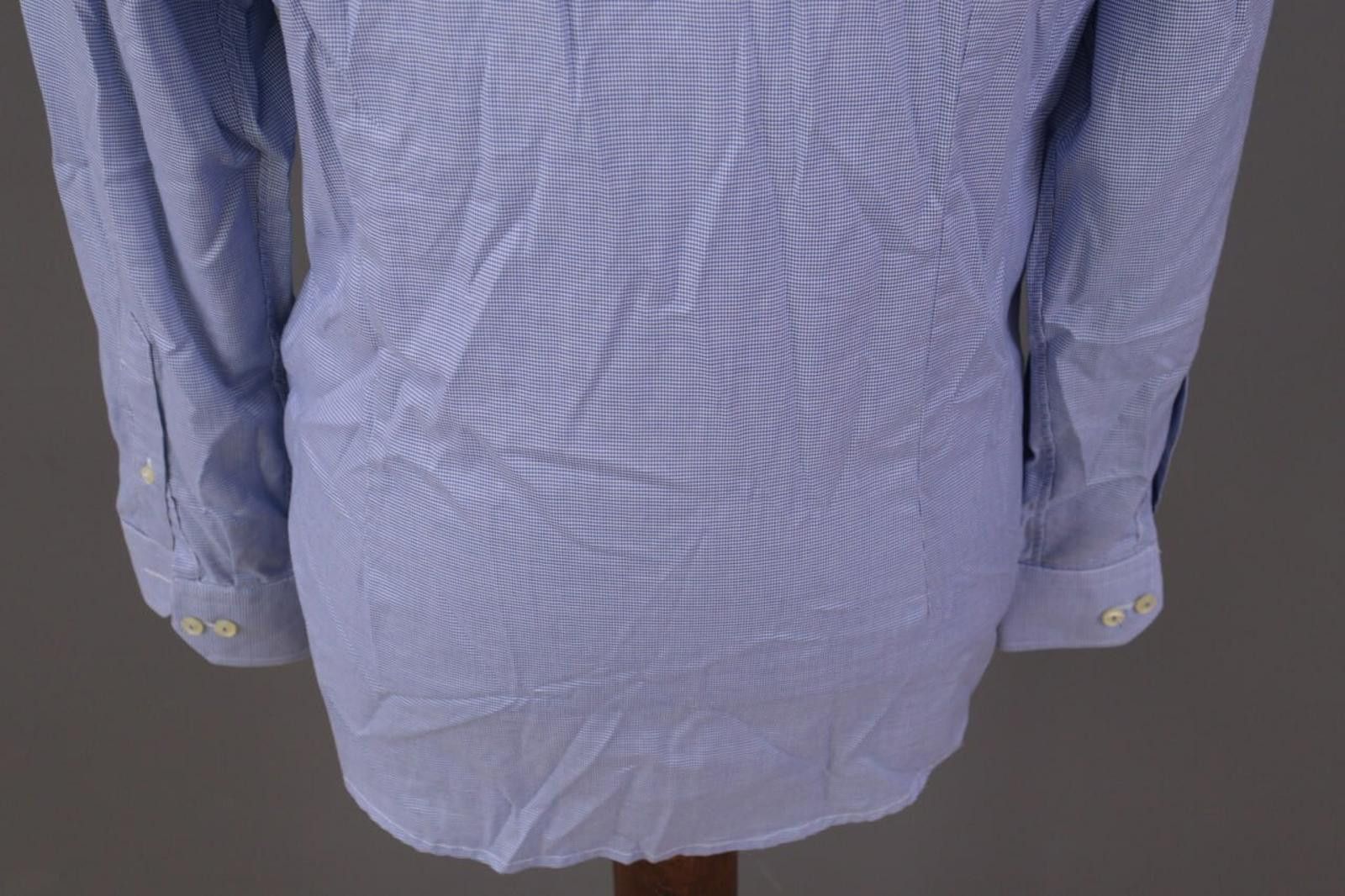 Eton Eton Contemporary Blue Check Extra Shirt Size 39 / 15 1/2 Size US M / EU 48-50 / 2 - 8 Thumbnail