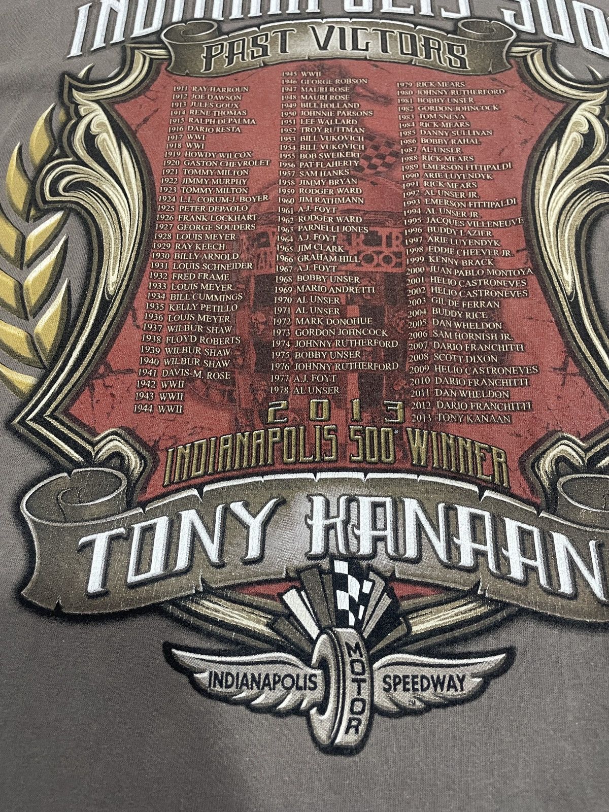 Formula 1 Indianapolis 500 x back hit x tony kanaan x gildan x xlarge Size US XL / EU 56 / 4 - 3 Thumbnail