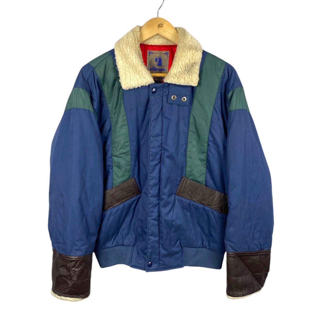 Ellesse × Japanese Brand × Vintage 💥90s ELLESSE SKI SPORT QUILTED JACKET Size US M / EU 48-50 / 2 - 1 Thumbnail