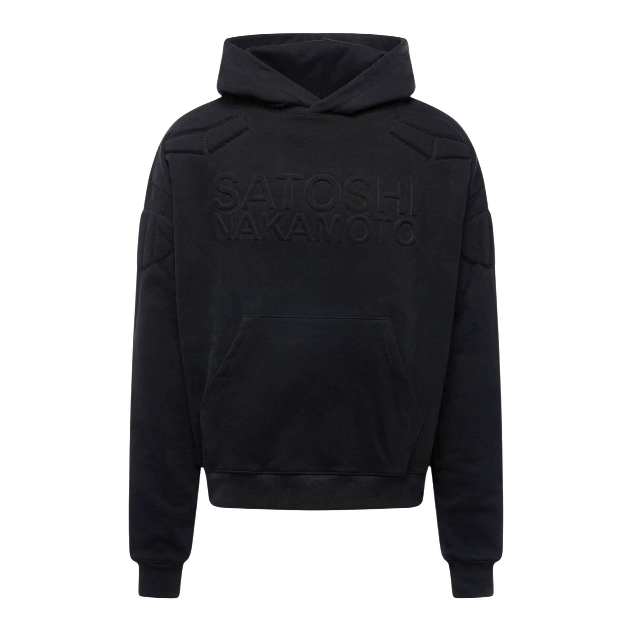 Satoshi Nakamoto Moto Logo Hooded Sweatshirt Black Size US XL / EU 56 / 4 - 1 Thumbnail