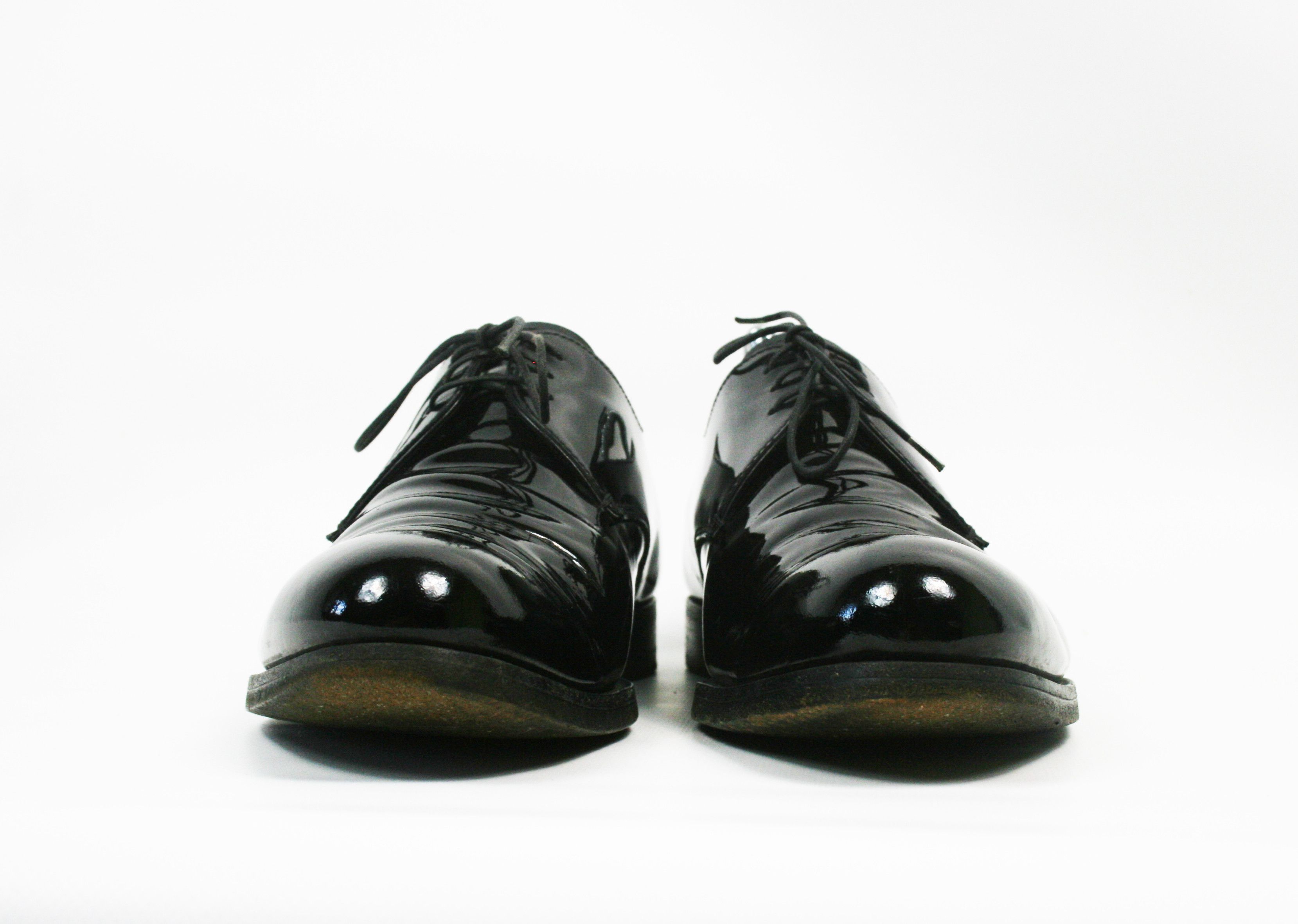 Prada 2008 Mainline Patent Leather Derby Shoes Size US 8 / EU 41 - 3 Thumbnail