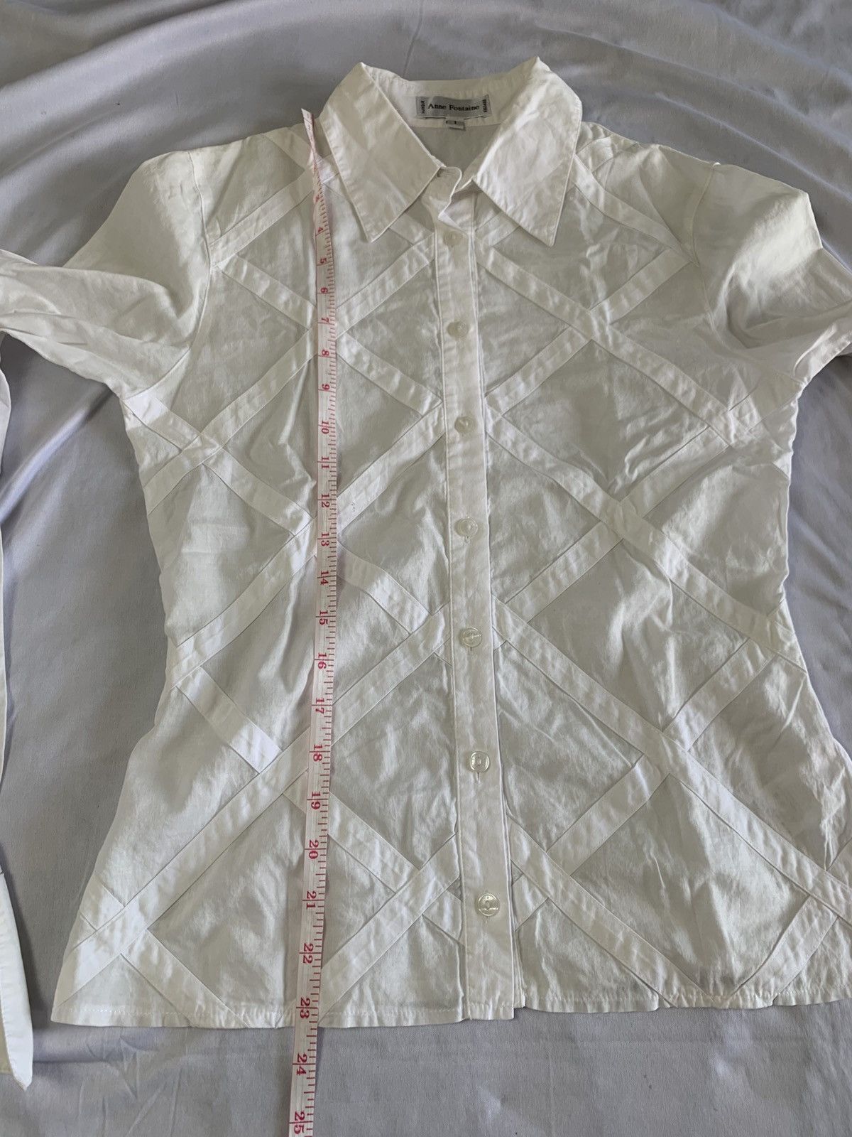 ANNE FONTAINE Japan brand Anne fortaine button up shirt Size S / US 4 / IT 40 - 11 Thumbnail