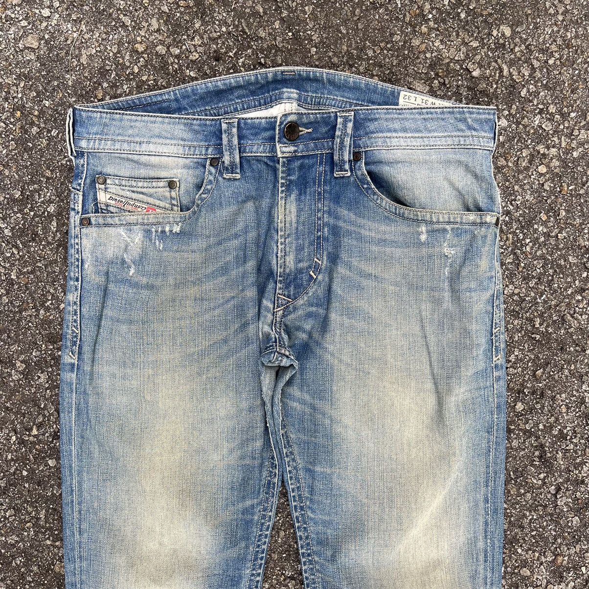 Diesel Diesel Thavar Washed Blue Denim Slim Skinny Jeans Low Rise Size US 31 - 3 Thumbnail
