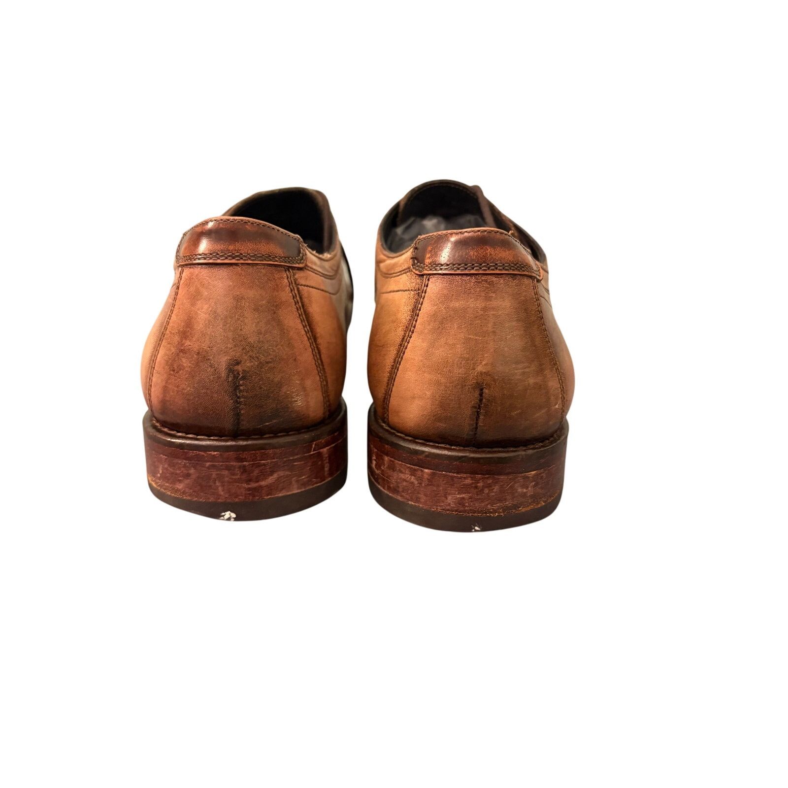 Johnston & Murphy Johnston and Murphy Lught Brown Burnished Oxford. Shoe 11.5 Size US 11.5 / EU 44-45 - 10 Thumbnail