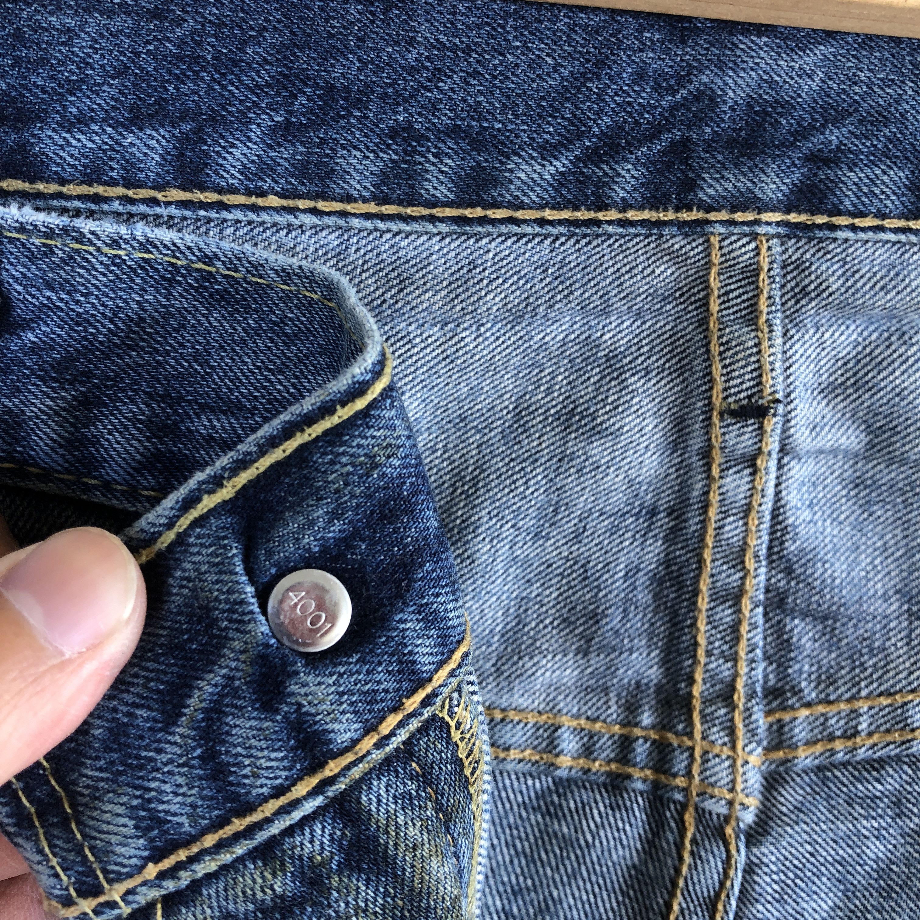 Jean Vintage Levi's 569 Baggy Jeans Distressed Dirty Levis Denim Size US 40 / EU 56 - 7 Thumbnail