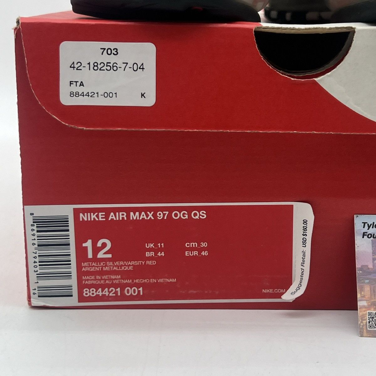 Nike Air max 97 silver bullet Size US 12 / EU 45 - 6 Thumbnail