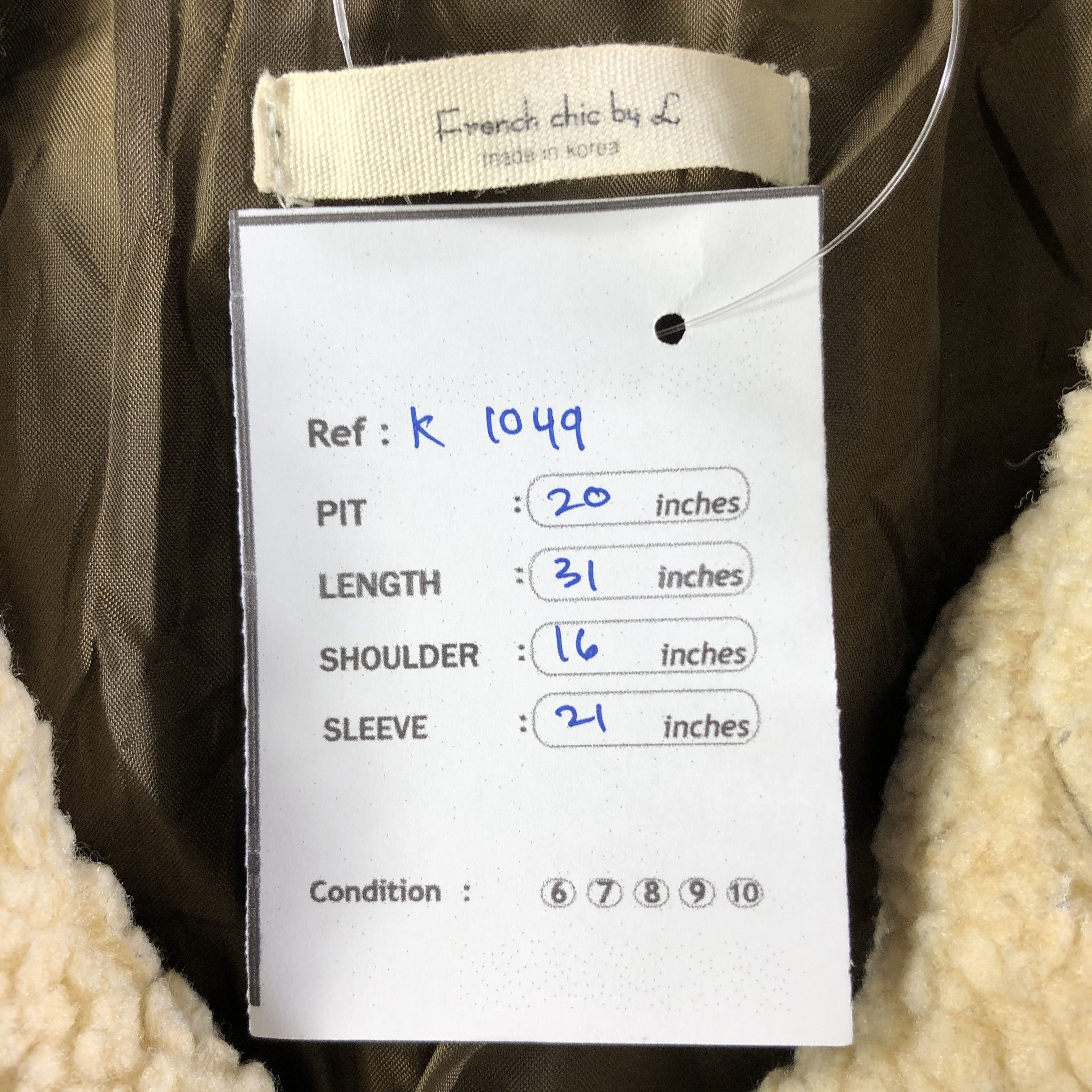 Japanese Brand French Chic Fleece Coat Jacket Size US XS / EU 42 / 0 - 7 Thumbnail