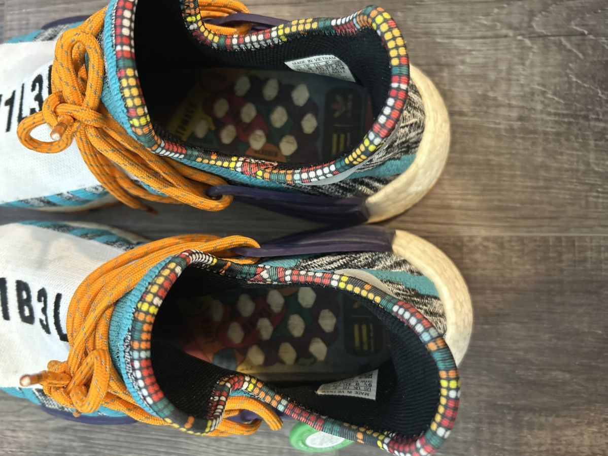 Adidas × Pharrell adidas NMD Hu Pharrell Solar Pack Orange Size US 9.5 / EU 42-43 - 11 Thumbnail