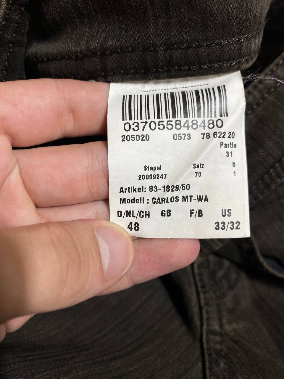 BRAX × Vintage VINTAGE BRAX CARLOS Regular Fit 5-Pocket stretch Jeans. Size US 32 / EU 48 - 23 Thumbnail