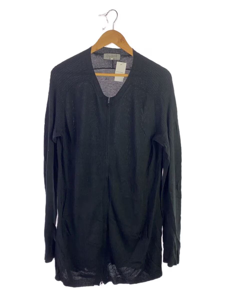 Yohji Yamamoto Archive Pour Homme Zip Up Knit Cardigan Sweater Size US L / EU 52-54 / 3 - 1 Thumbnail