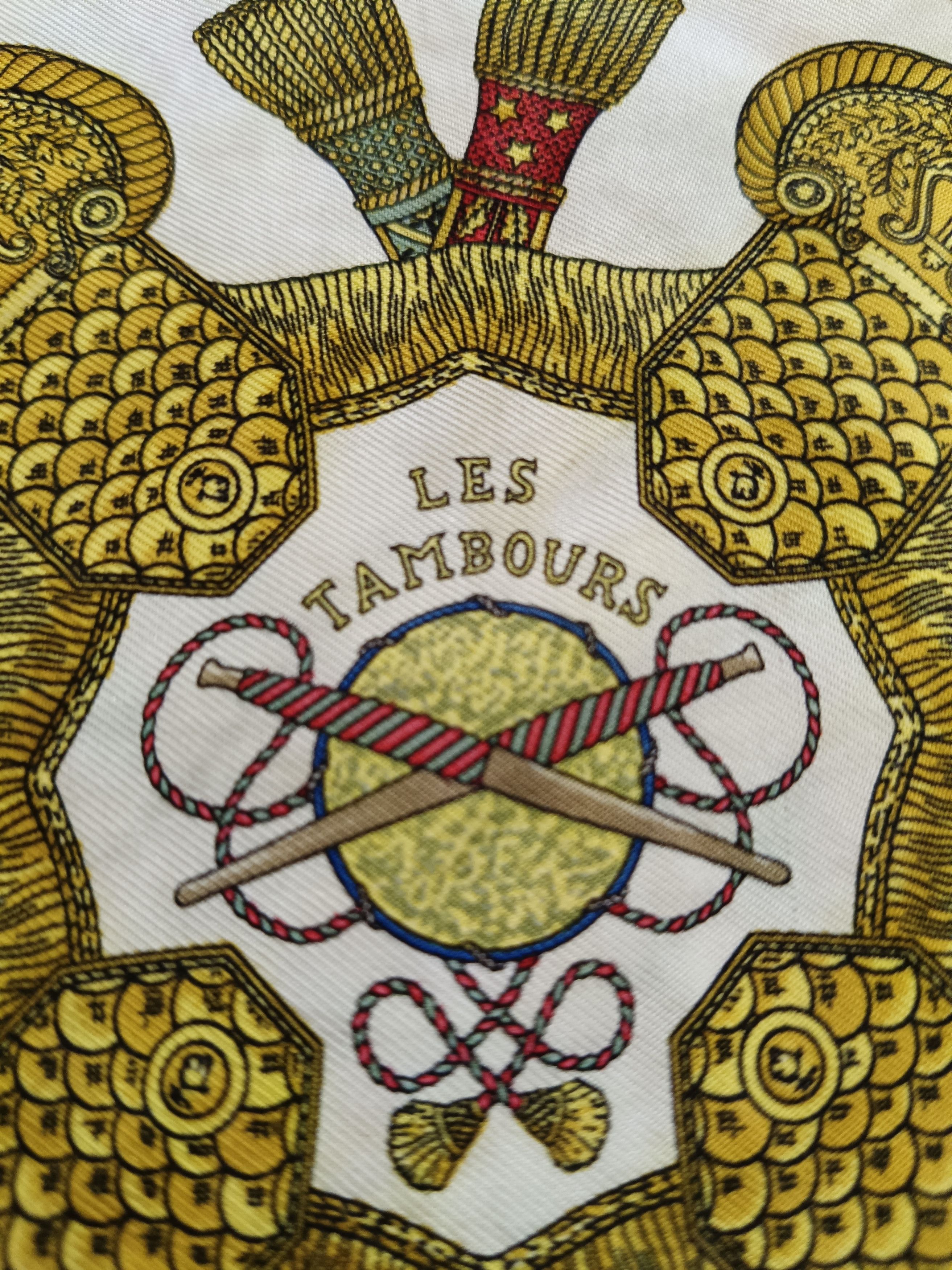 Hermes Hermes Les Tambours Scarf Size ONE SIZE - 7 Thumbnail