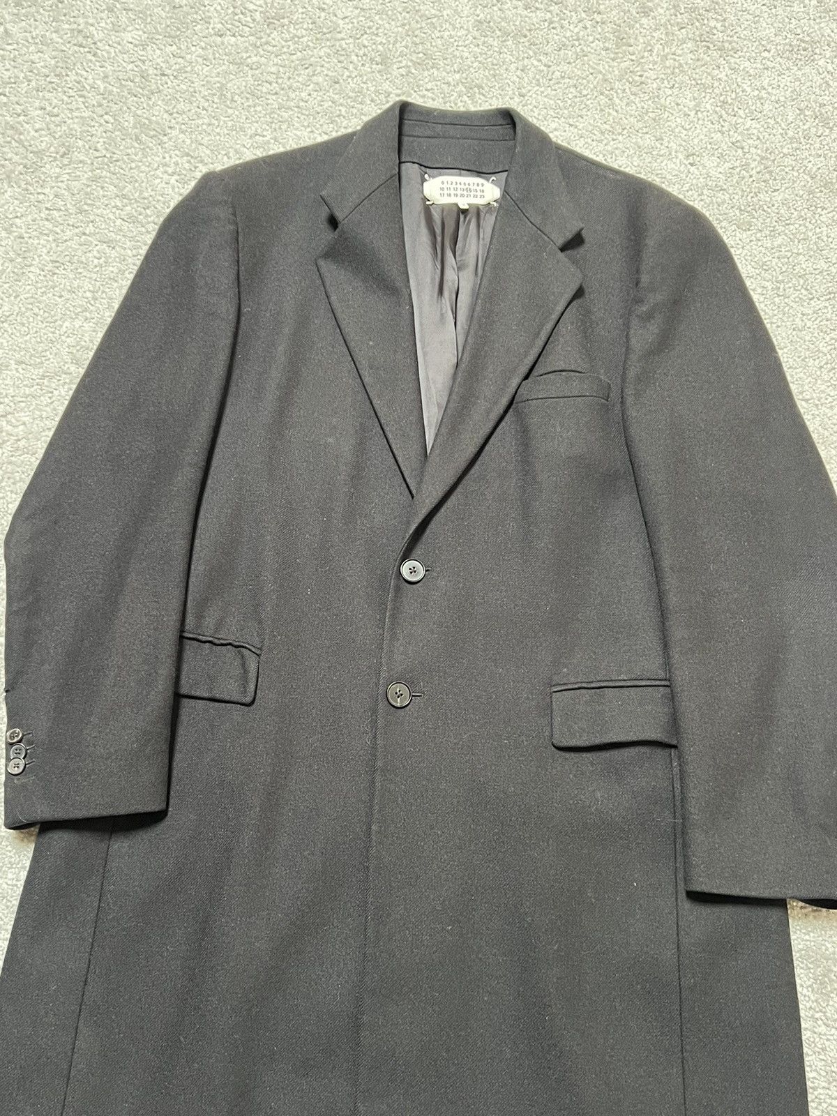 Maison Margiela Vintage Maison Margiela Black Wool Coat Size L Size US L / EU 52-54 / 3 - 8 Thumbnail