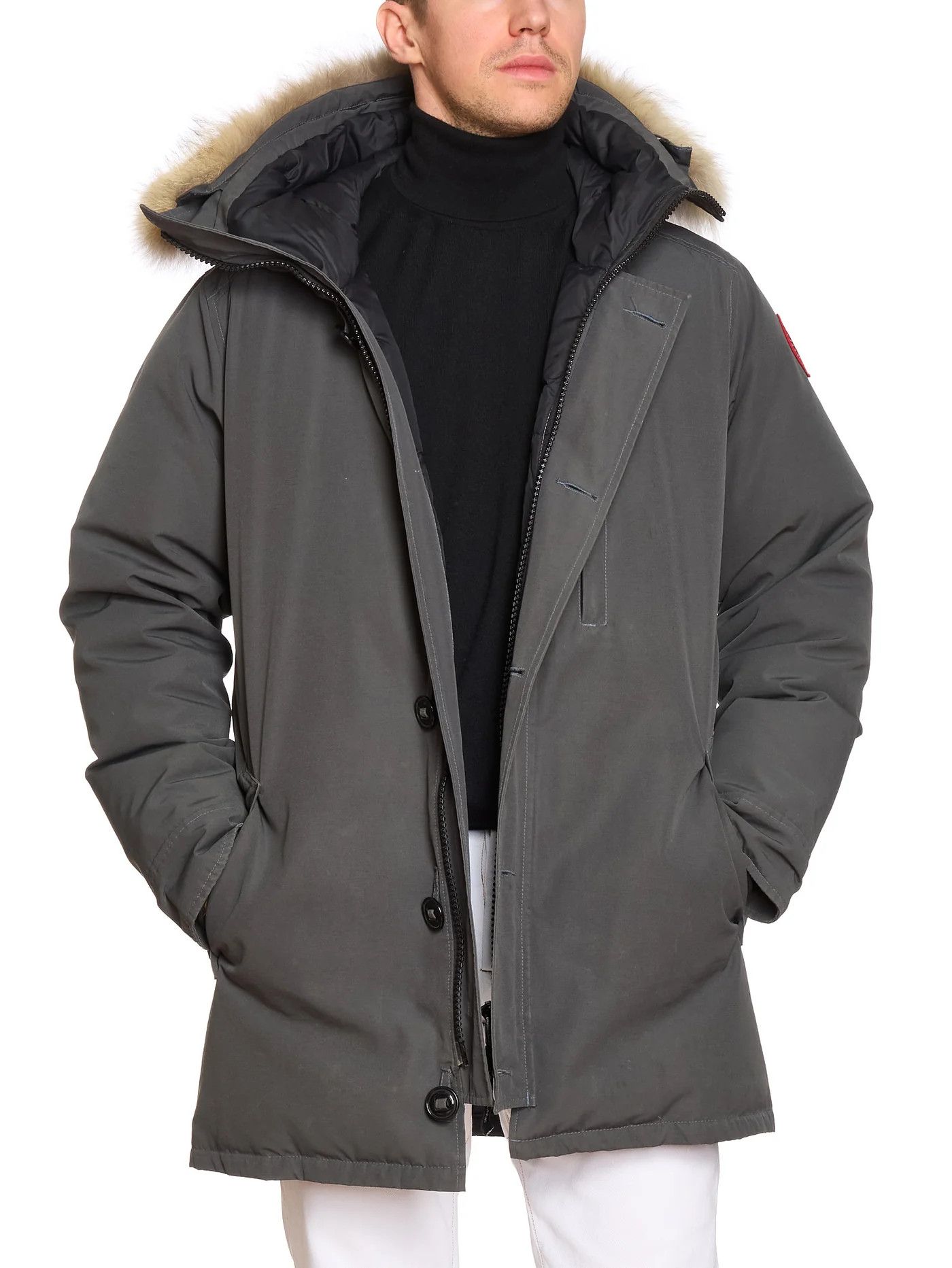 Canada Goose CANADA GOOSE Chateau Parka 3426M Gray Down Jacket Size US XL / EU 56 / 4 - 1 Thumbnail