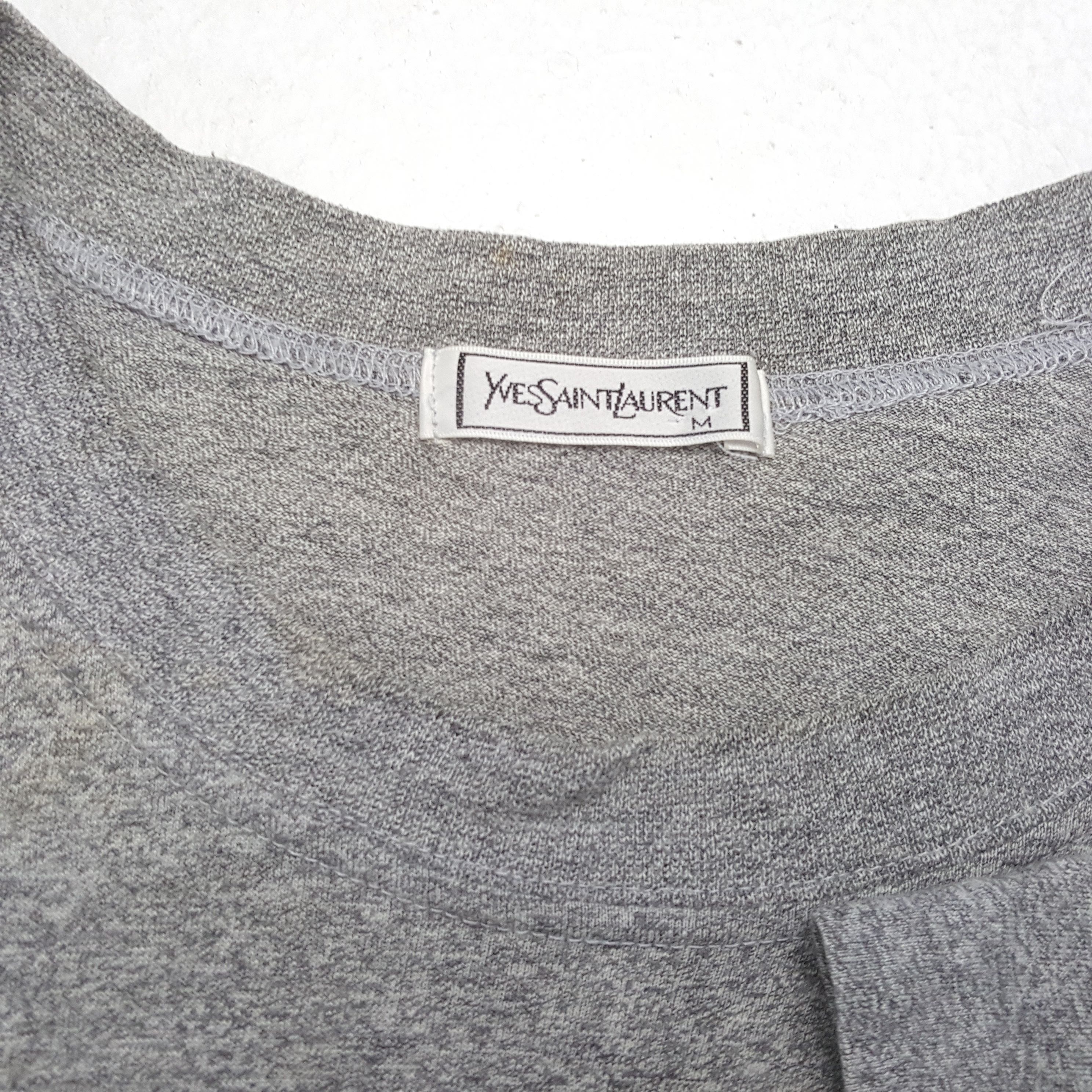 Vintage × Yves Saint Laurent YVES SAINT LAURENT Luxury Brand Logo Design Tshirt Size US M / EU 48-50 / 2 - 8 Thumbnail