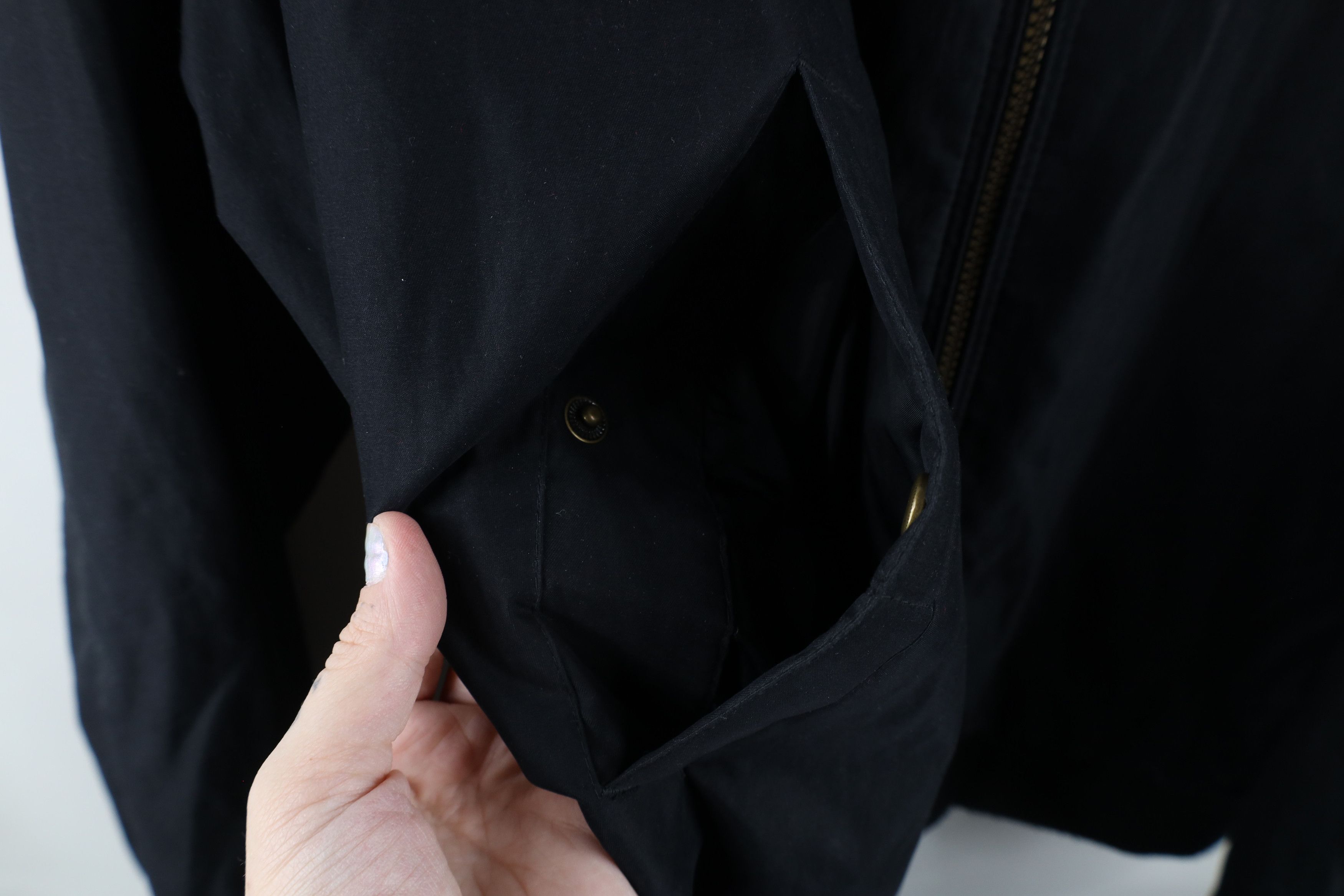 Vintage Vintage 90s Streetwear Full Zip Bomber Jacket Black Size US L / EU 52-54 / 3 - 4 Thumbnail
