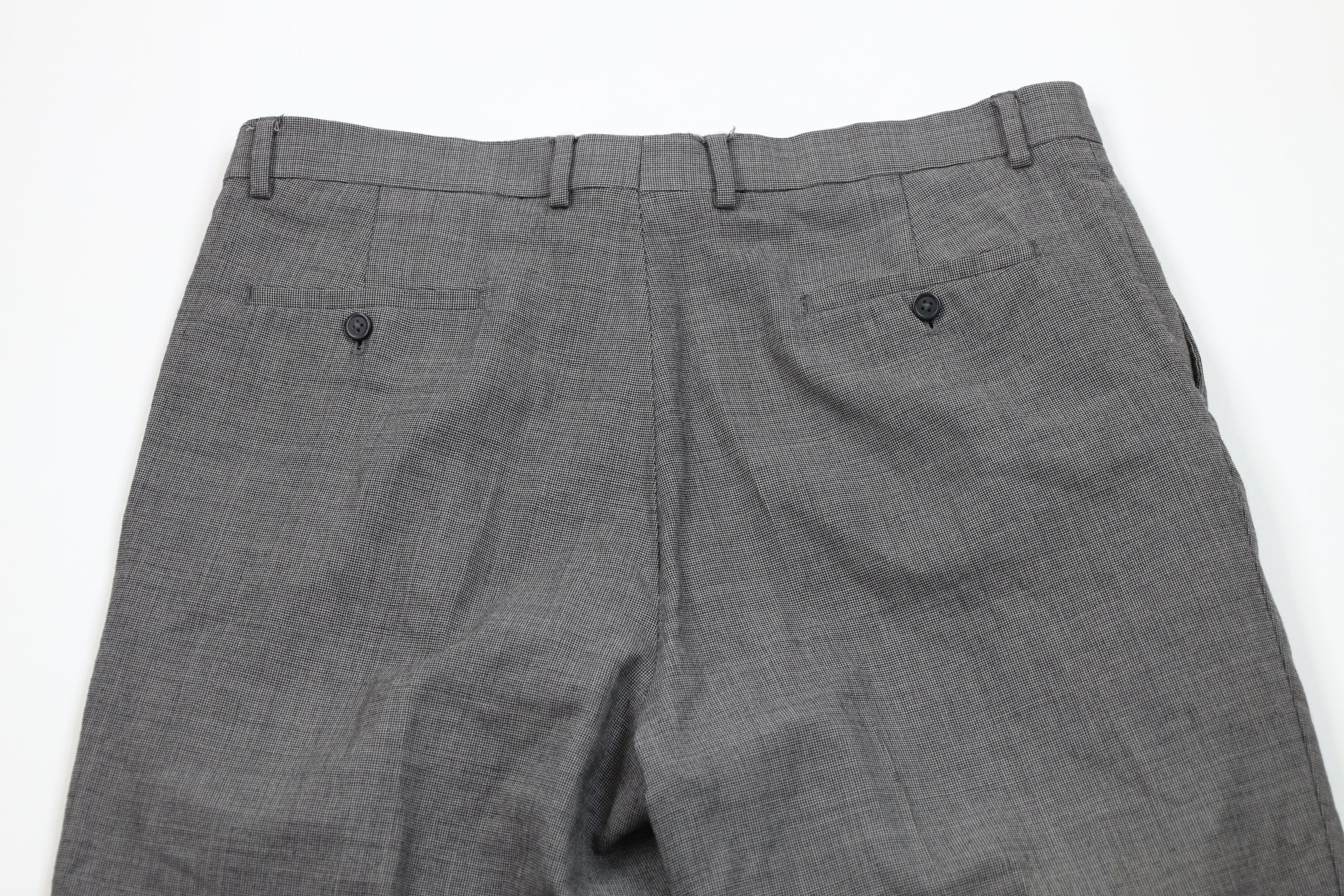 Vintage Vintage 90s Streetwear Wool Houndstooth Wide Leg Chino Pants Size US 39 - 9 Thumbnail