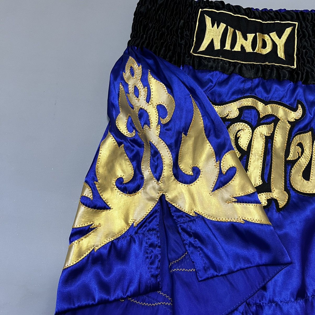 Japanese Brand × Vintage Vintage Muay Thai Shorts “Windy” Thaiboxing MMA Y2K Size US 34 / EU 50 - 12 Thumbnail