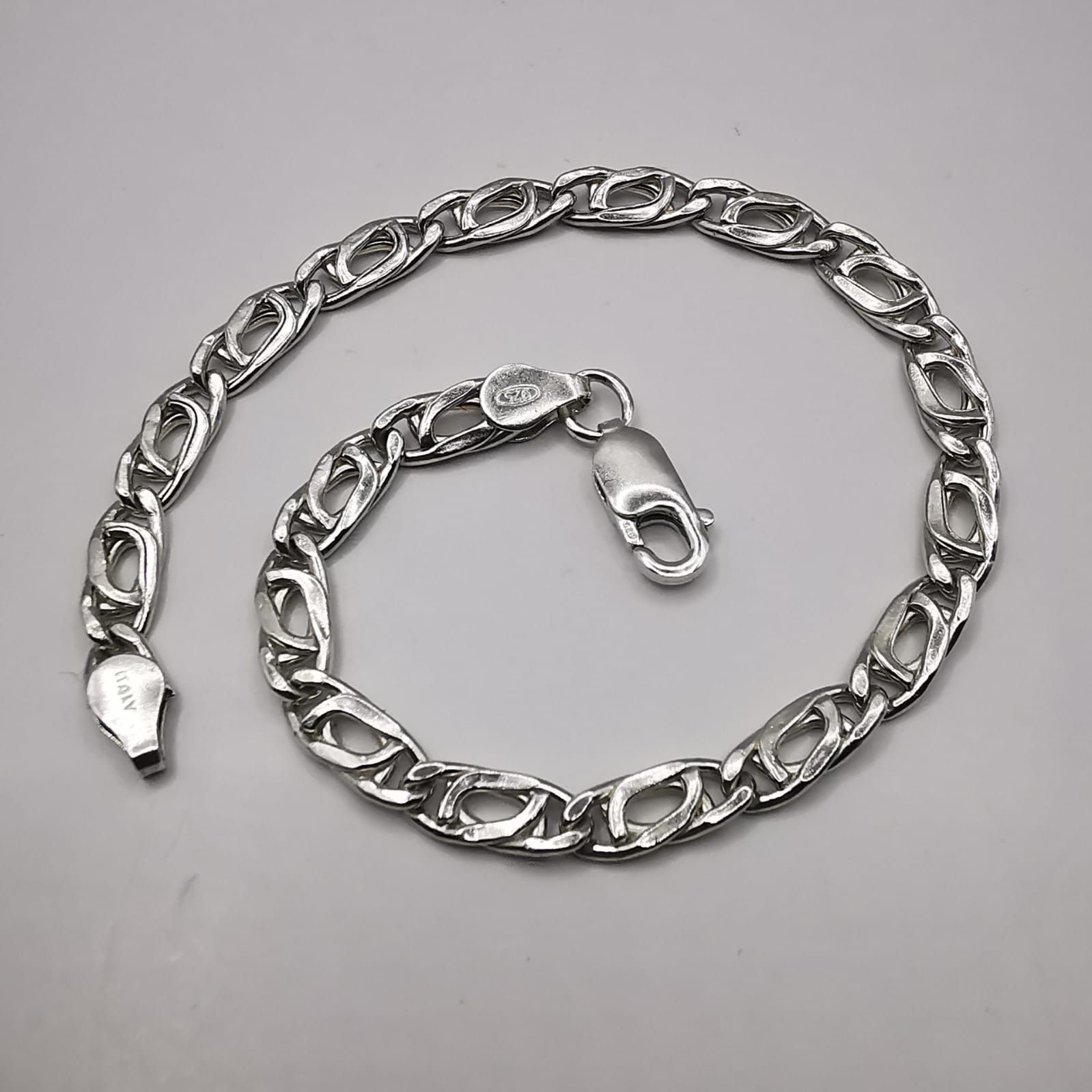 Sterling Silver Vintage Bracelet Jewelry,925 Sterling Silver, Handmade 5,96g Size ONE SIZE - 1 Thumbnail