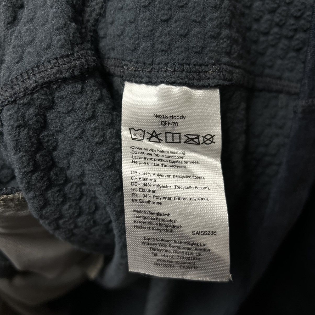 Rab Rab Fleece Nexus Jacket Men's Full Zip Hoodie Size XXL Size US XXL / EU 58 / 5 - 12 Thumbnail