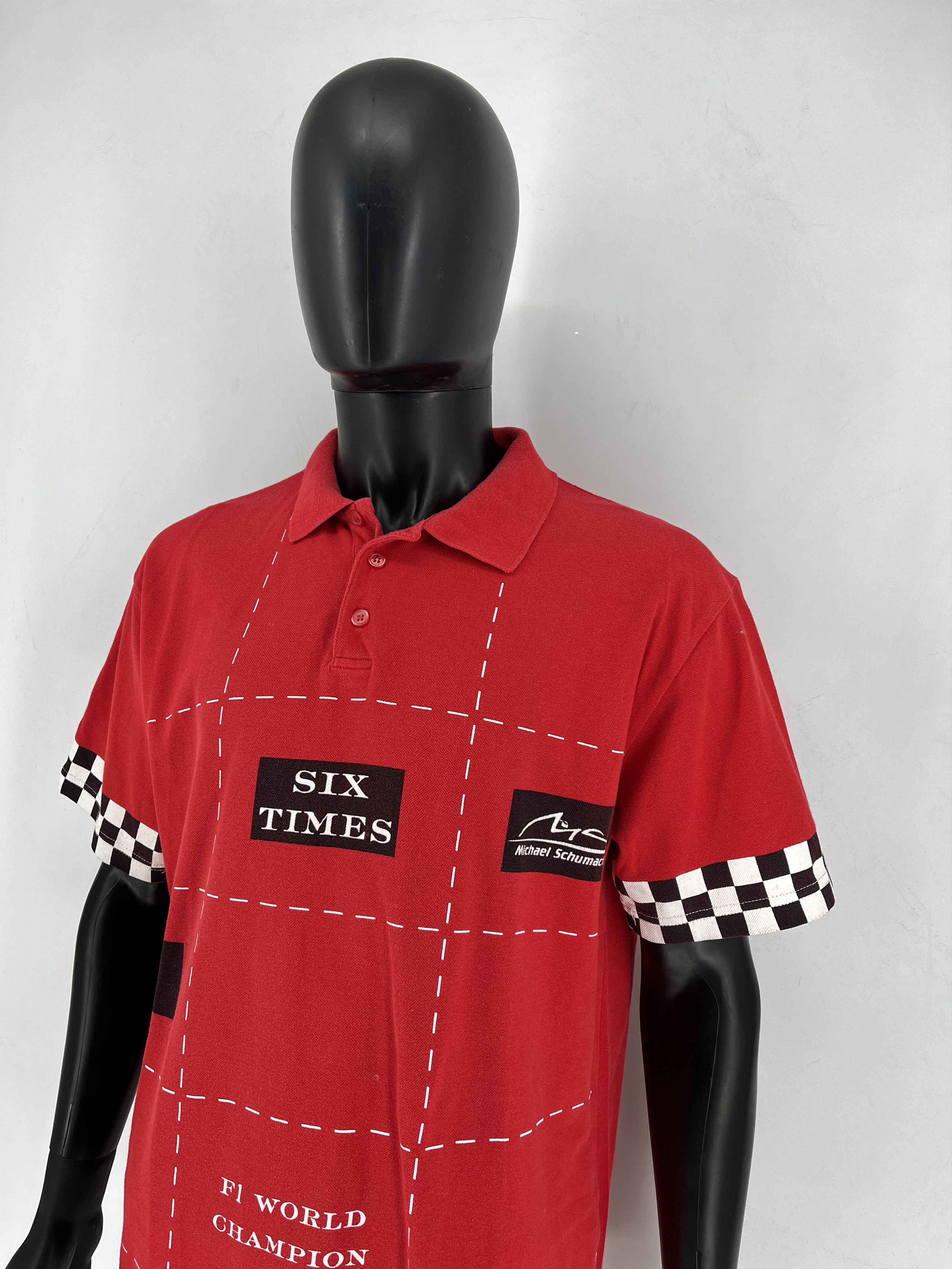 Vintage Michael Schumacher Collection Men's L 2003 Six Times F1 Size US L / EU 52-54 / 3 - 8 Thumbnail