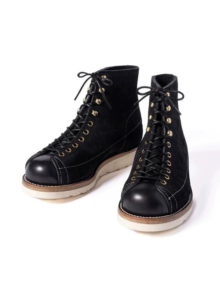 The Real McCoy's The Real McCoy's Short Face Cowhide Work Boots Monkey Boots Size US 9.5 / EU 42-43 - 6 Thumbnail