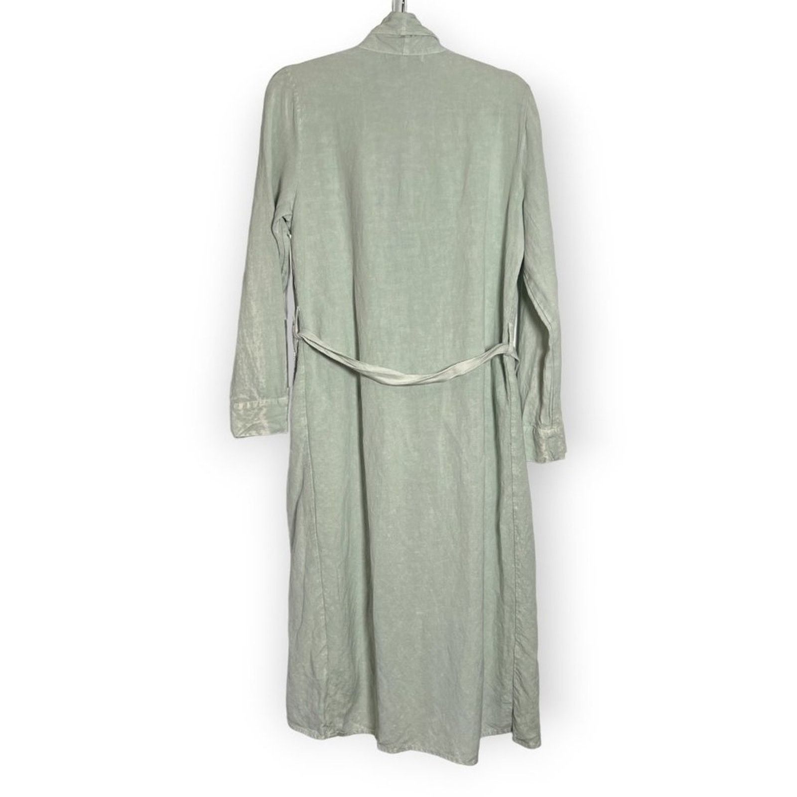 Other Young Fabulous & Broke Linen Duster Jacket Green Size M Size M / US 6-8 / IT 42-44 - 2 Thumbnail