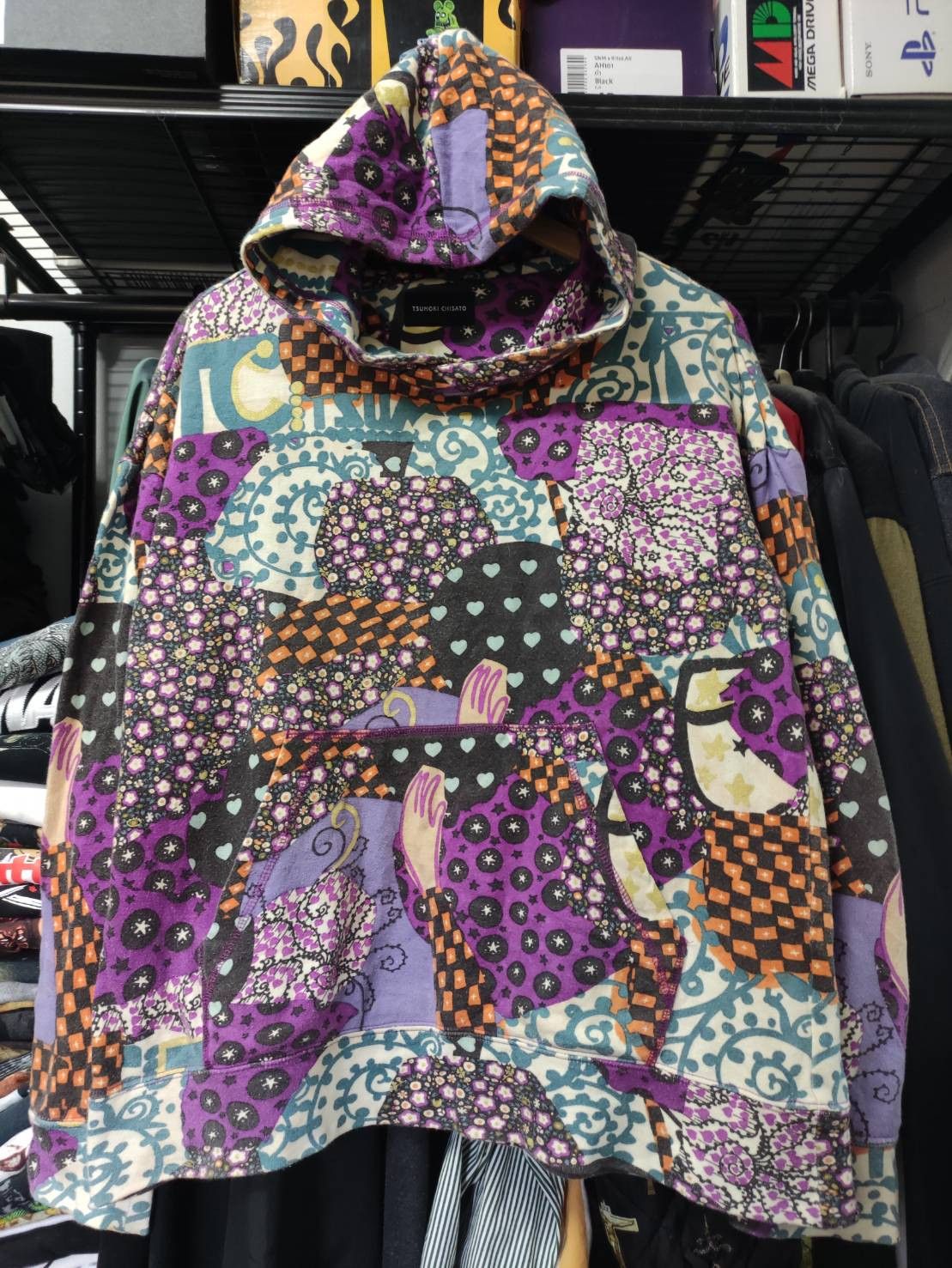 Issey Miyake Vtg 00's Tsumori Chisato Art Work Full Print Hoodie Size US M / EU 48-50 / 2 - 1 Thumbnail
