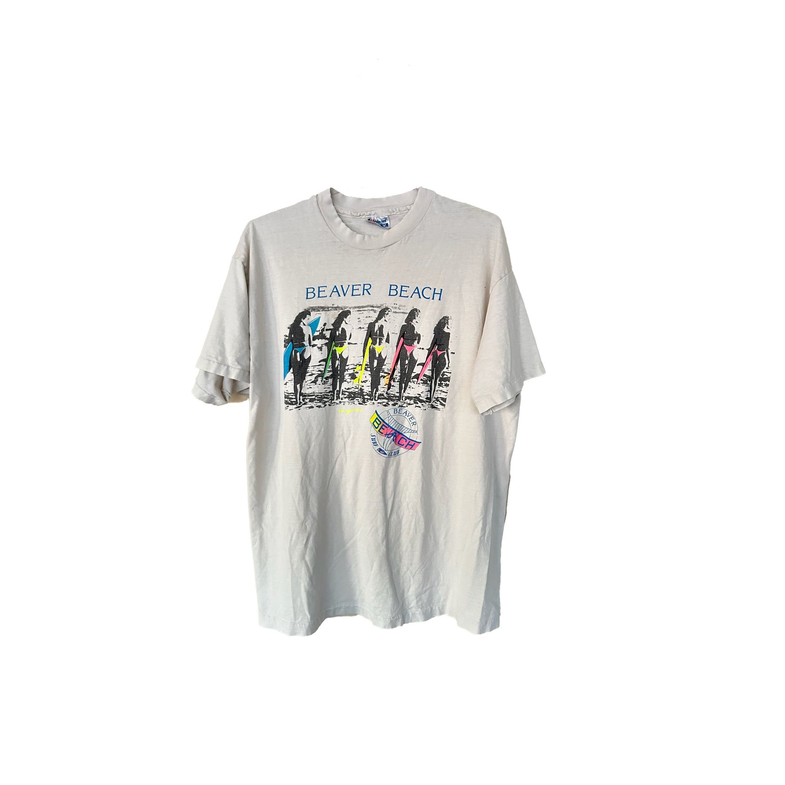 Vintage Beaver Beach Vintage Tee Size US L / EU 52-54 / 3 - 1 Thumbnail