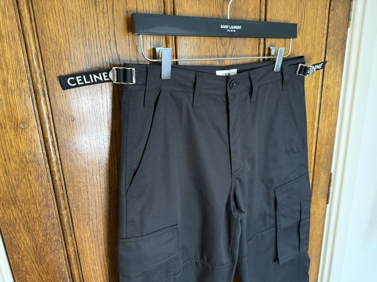 Celine $1.5k Celine logo black cargo pants jeans Hedi Slimane 48 Size US 32 / EU 48 - 12 Thumbnail