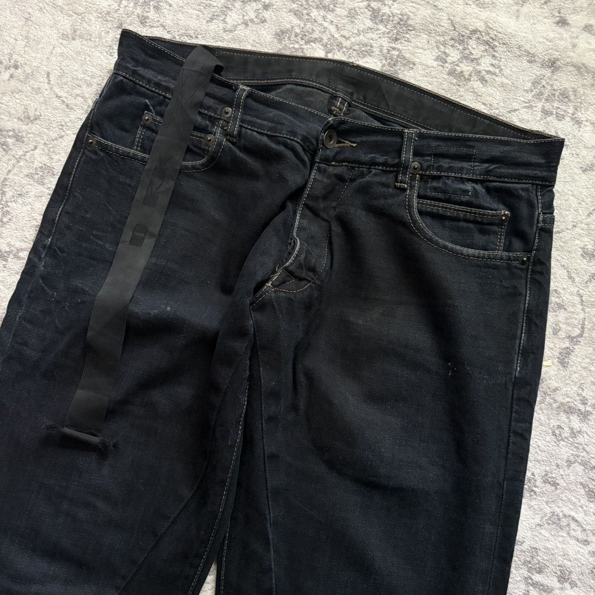 Rick Owens DRKSDHW Olmar & Mirta Detroit Cut Jeans Blue 33