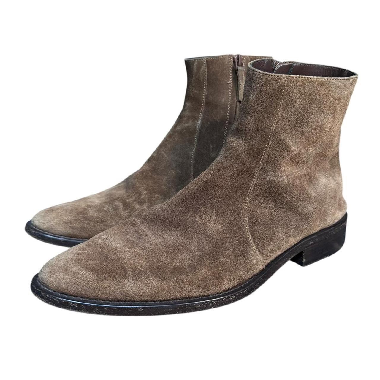 Balenciaga Balenciaga brown suede leather grunge western 