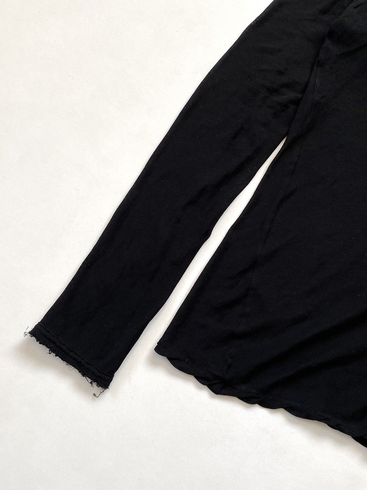 Yohji Yamamoto Vintage 90s Yohji Yamamoto Roll Neck Transparent Mesh Shirt Size S / US 4 / IT 40 - 3 Thumbnail