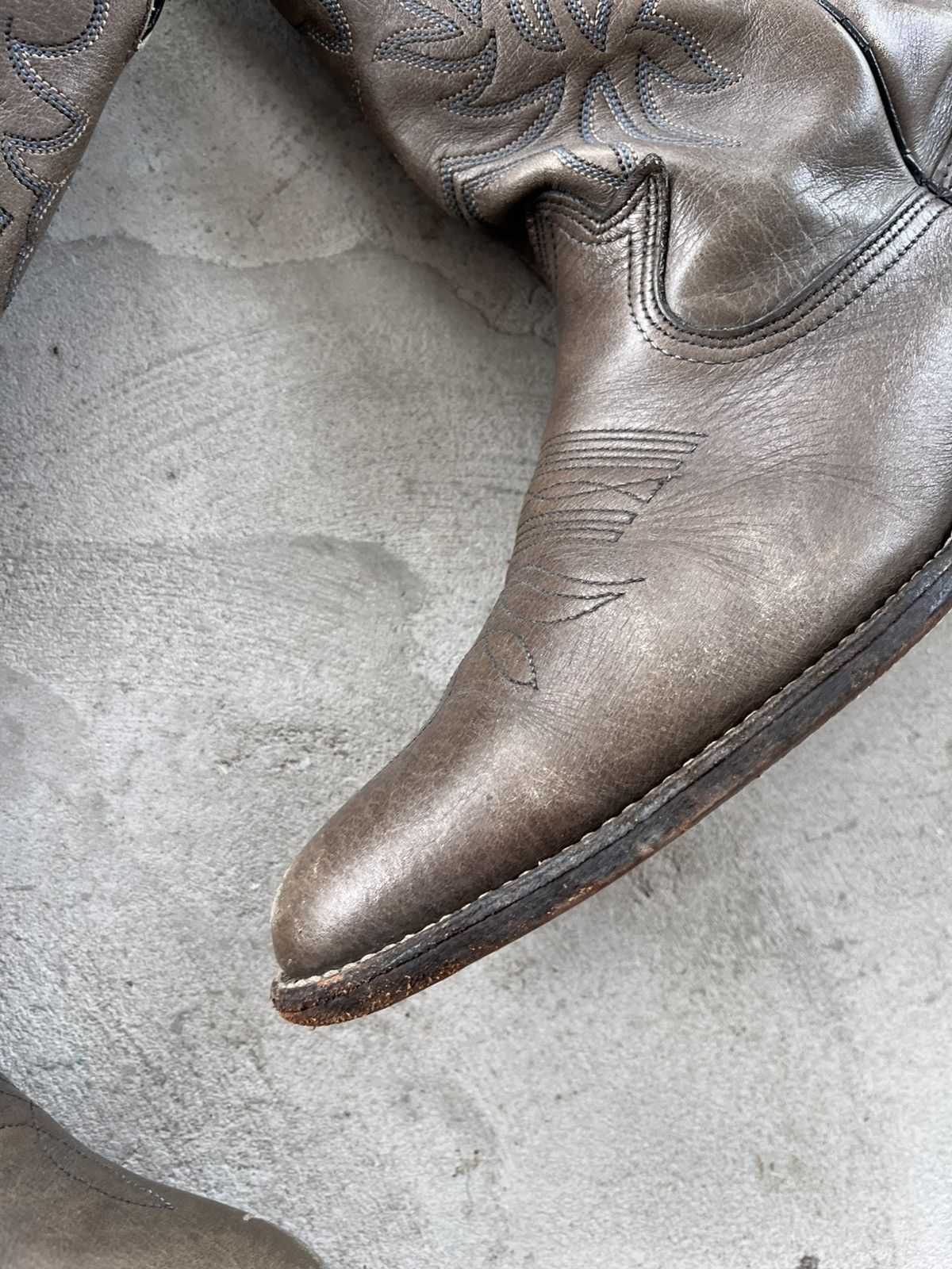 Cowboy Equipment Vintage Laredo Western Cowboy Leather Boots Rare Avant-Garde Size US 9 / EU 42 - 9 Thumbnail