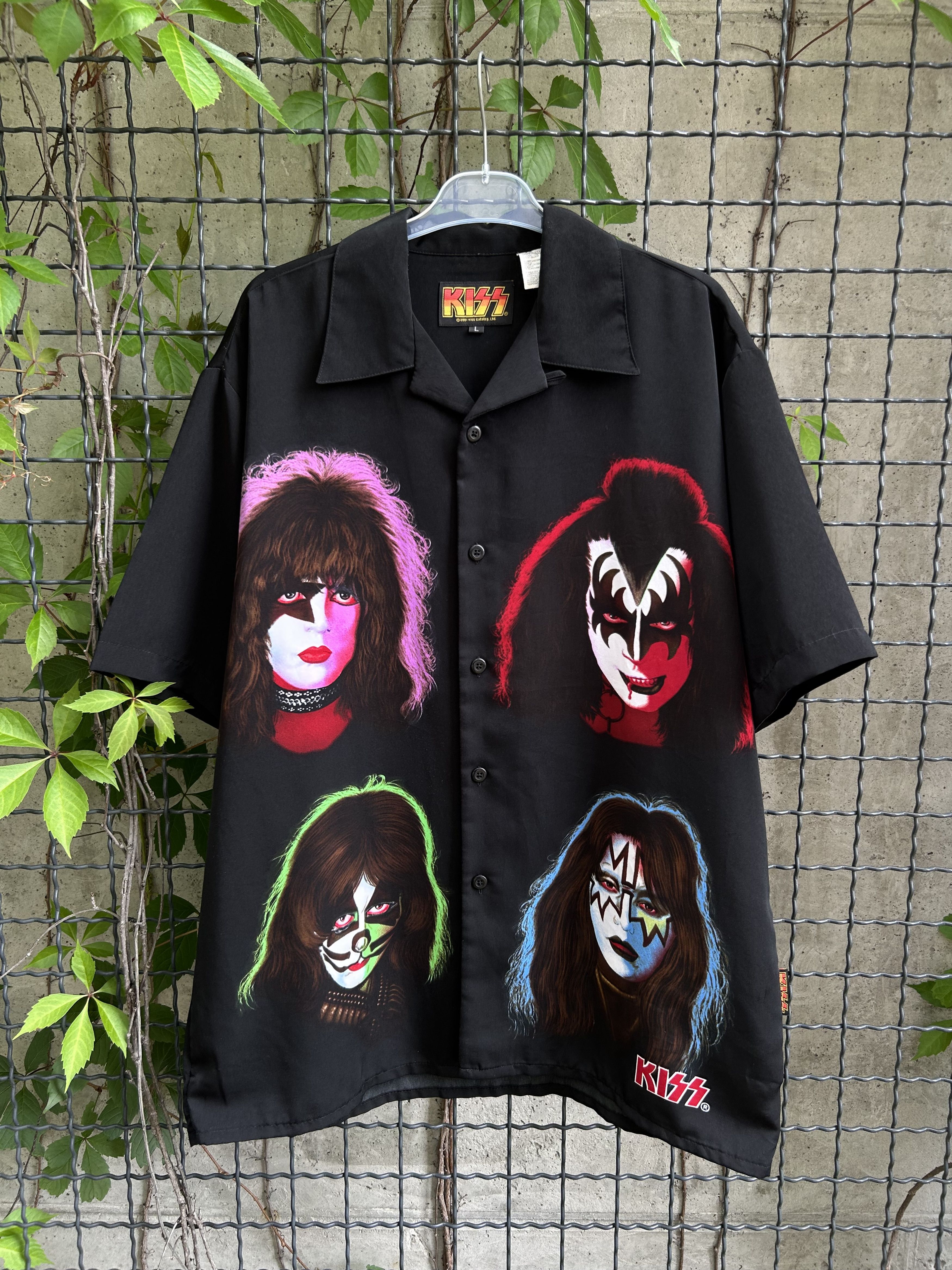 Band Tees Vintage 2001 Kiss Rock Band Button Up Shirt Size US L / EU 52-54 / 3 - 1 Thumbnail