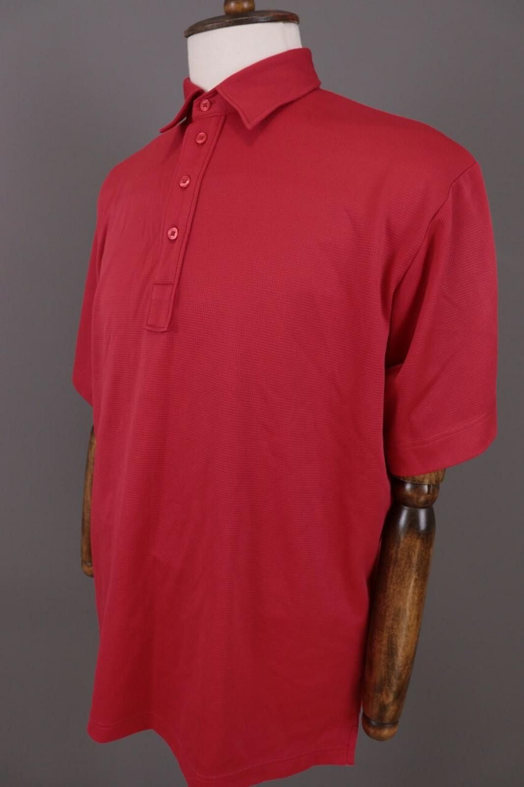 J.Lindeberg J.Lindeberg Red Sport Golf Short Sleeve Polo Shirt Size XL Size US XL / EU 56 / 4 - 7 Thumbnail