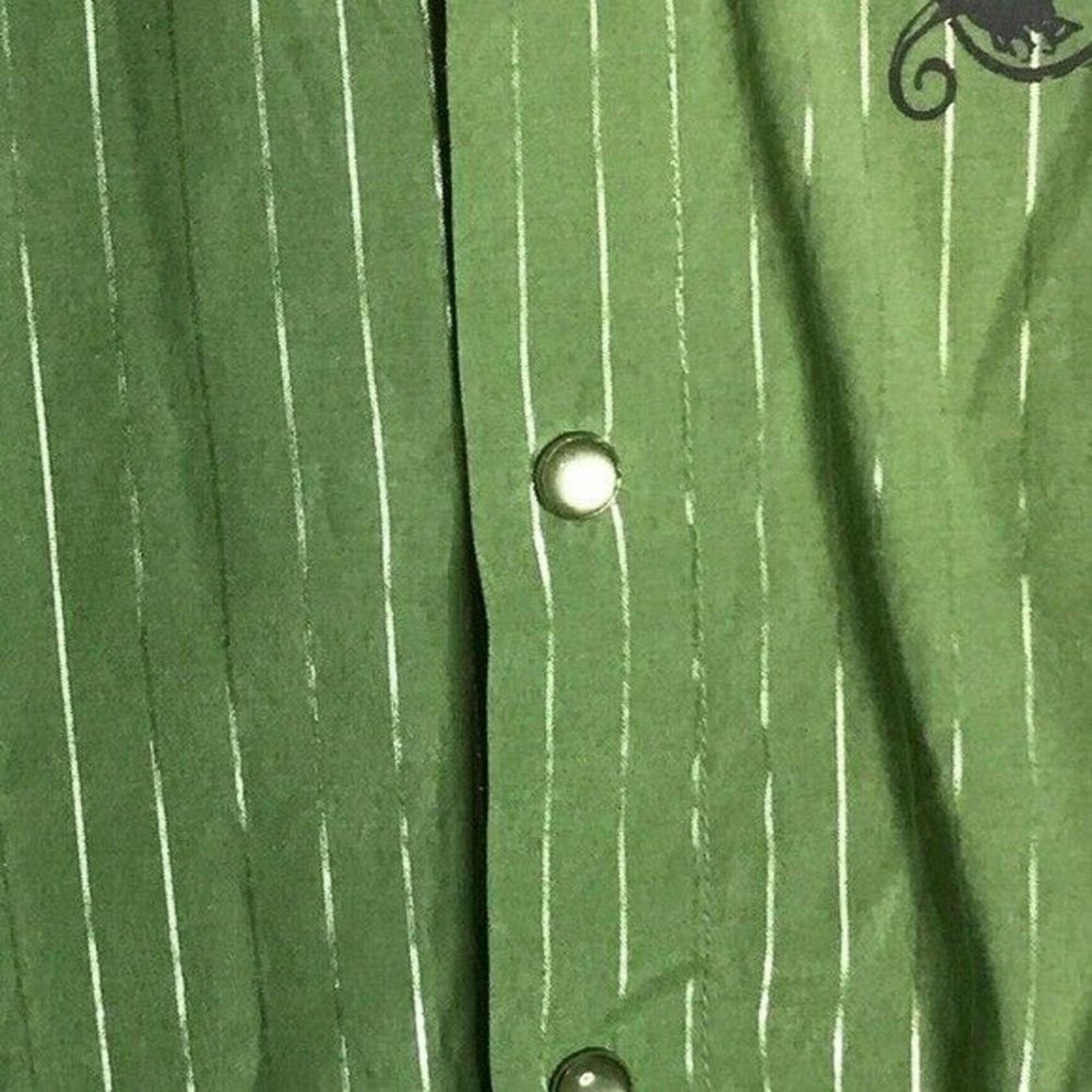 Other Lamasini Green Button-Up Shirt Y2K Casual Stripe Style L Size US L / EU 52-54 / 3 - 5 Thumbnail
