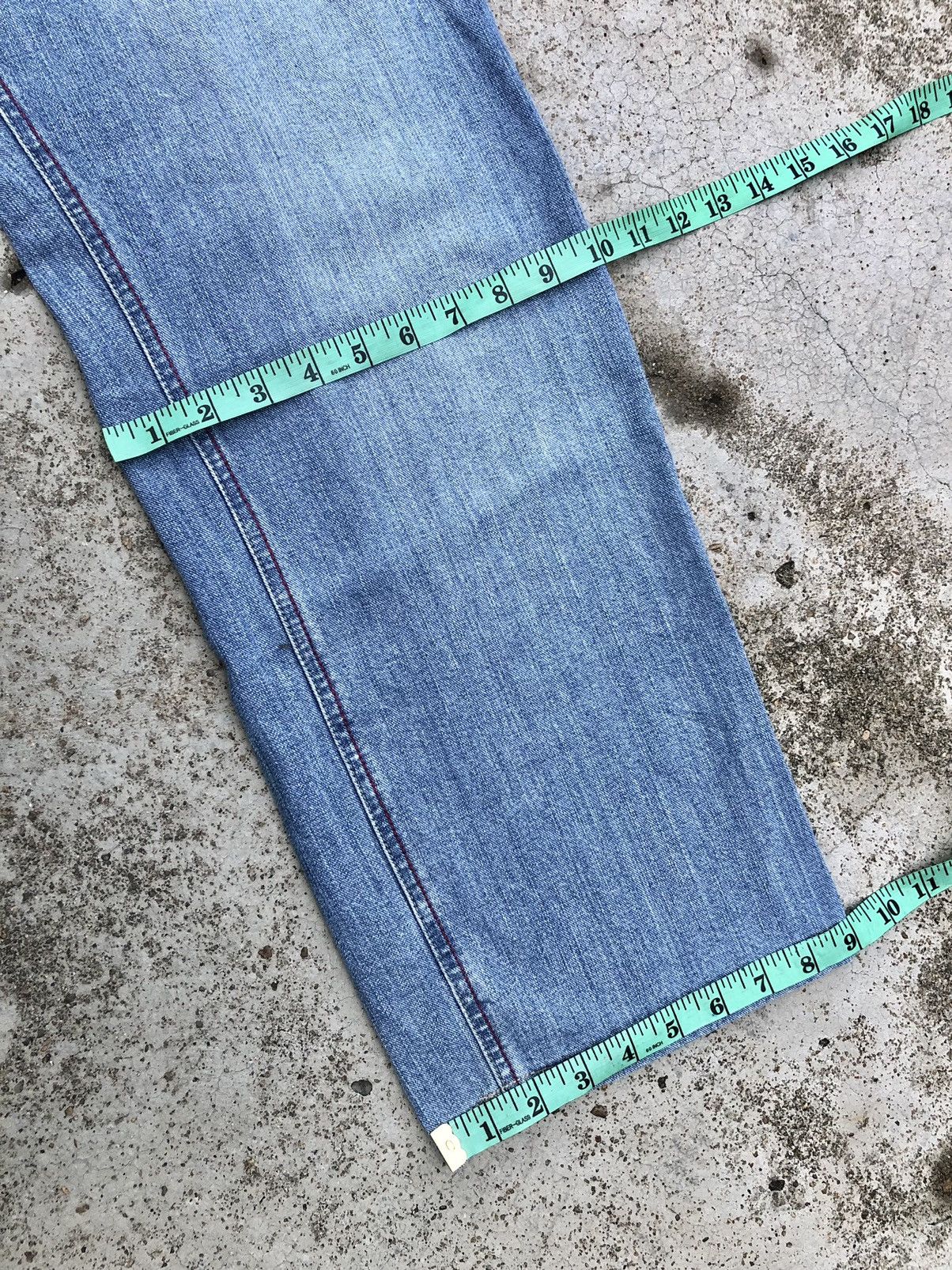 Hypebeast BAGGY⚡️⚡️LONDON JEANS SINGLE BACK POCKET DENIM Size US 29 - 7 Thumbnail