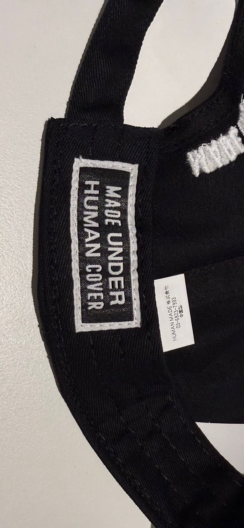 Human Made × Undercover HUMAN MADE x UNDERCOVER 6PANEL BLACK CAP 2025 Size ONE SIZE - 6 Thumbnail