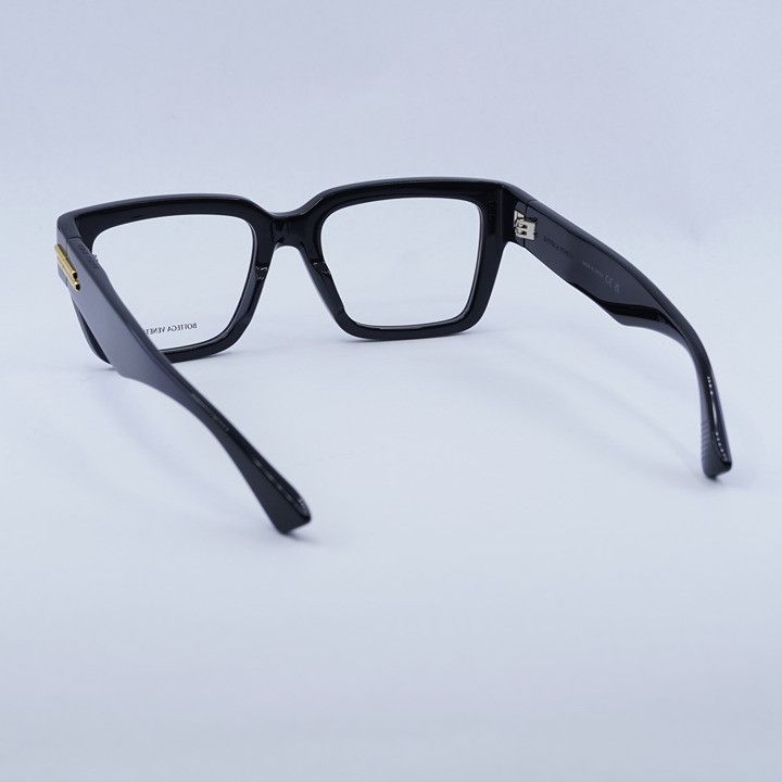 Bottega Veneta Bottega Veneta BV1153O 005 Eyeglasses Black 51mm Square Size ONE SIZE - 11 Thumbnail