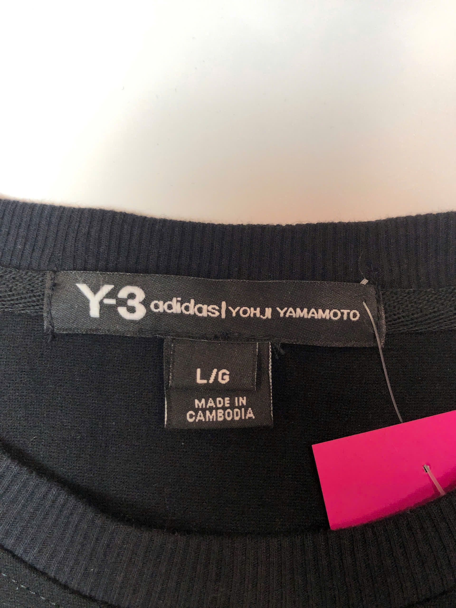 Y-3 Y-3 Adidas Crewneck Sweatshirt Size US L / EU 52-54 / 3 - 3 Thumbnail