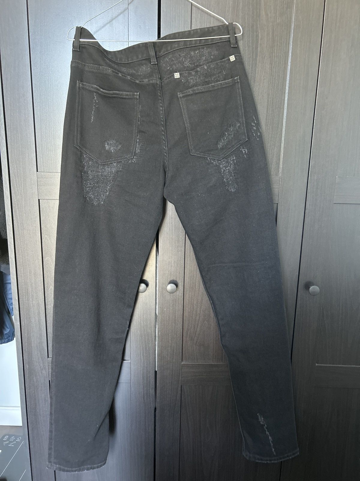 Givenchy Givenchy distressed black jeans Size US 31 - 2 Thumbnail