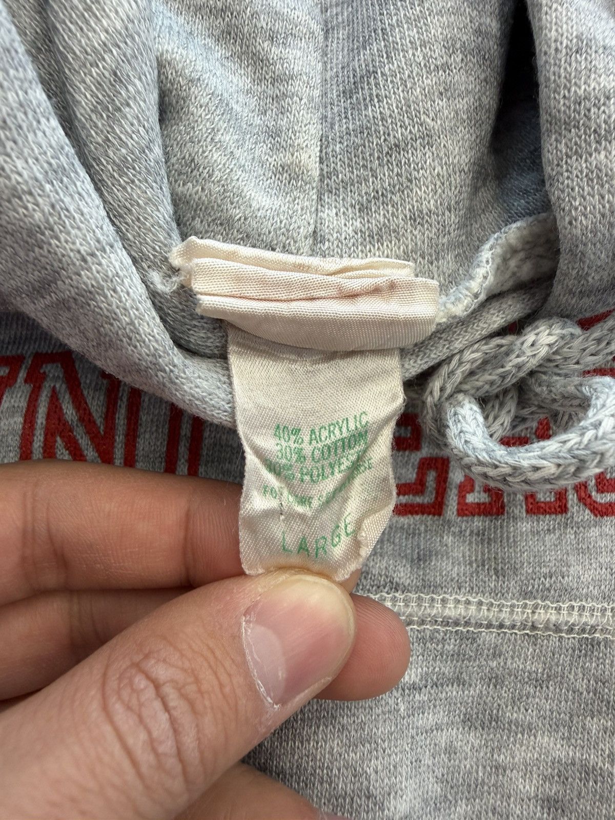 Other ‘90s Vintage Cornell University Grey Pullover Hoodie Size US L / EU 52-54 / 3 - 3 Thumbnail