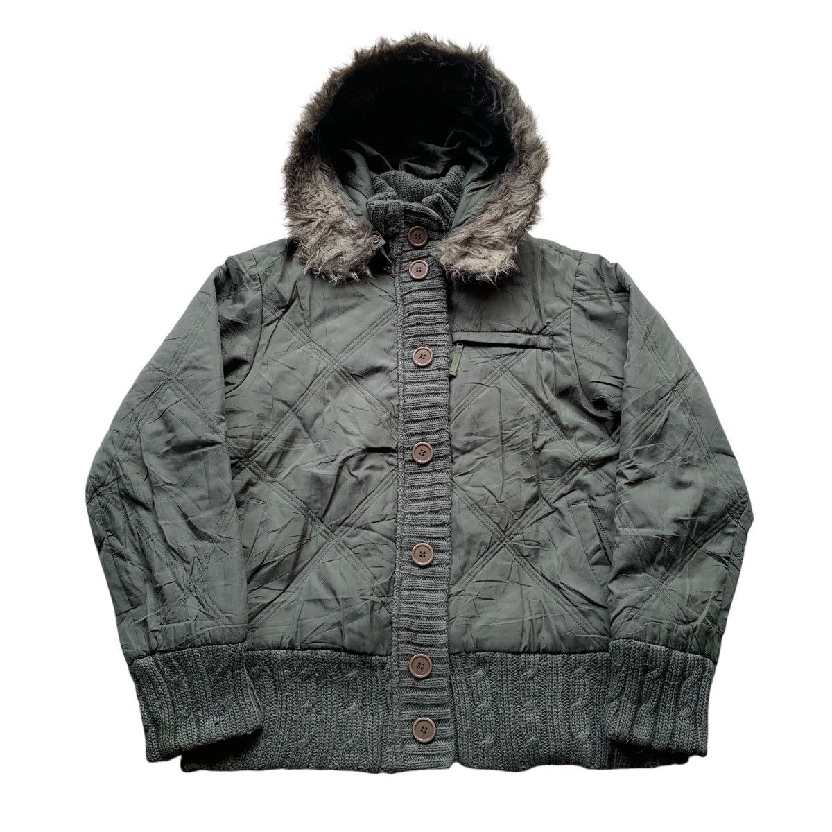 14th Addiction JKG Puffer Fur ifsixwasnine GOA Style Jacket Size US L / EU 52-54 / 3 - 3 Thumbnail