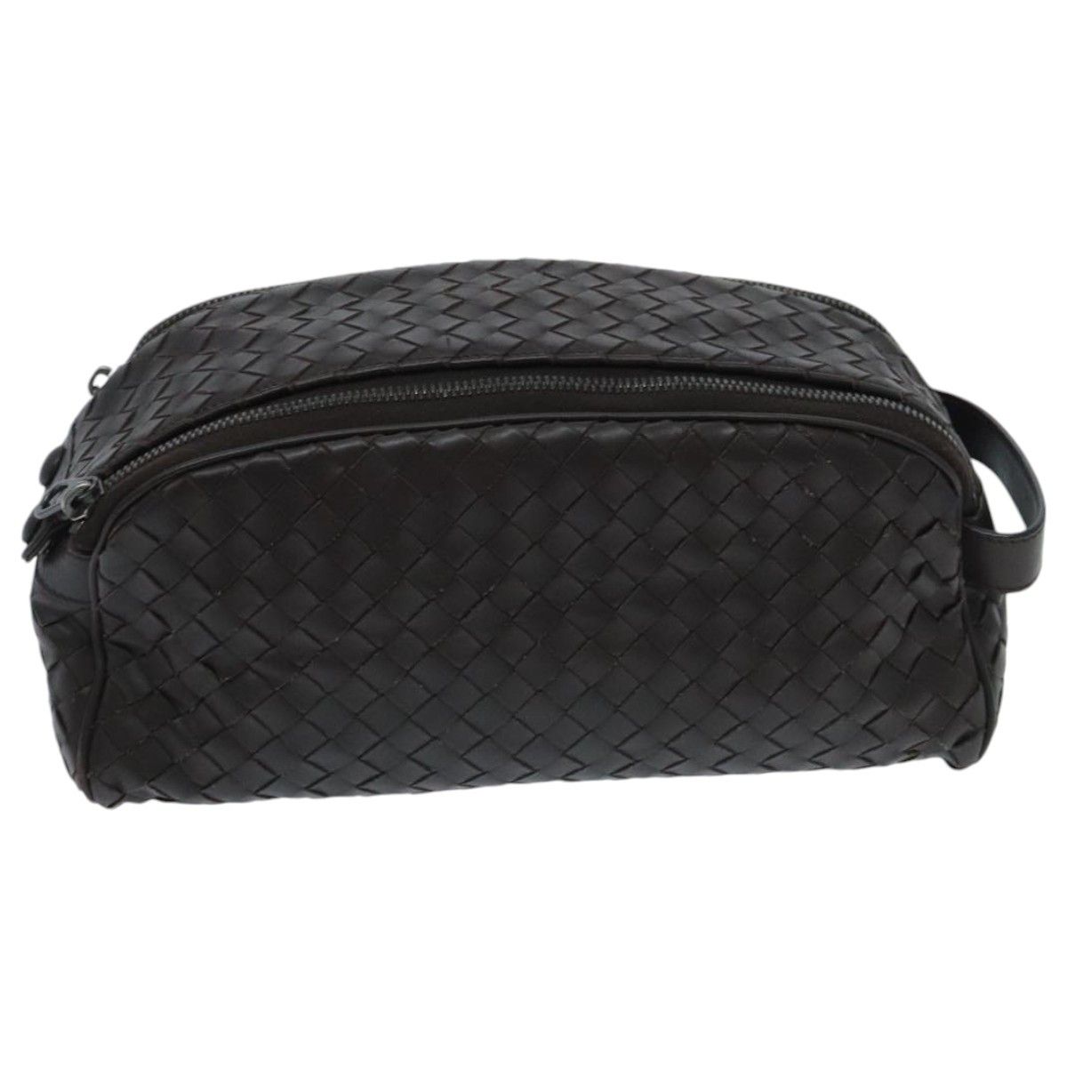 Bottega Veneta Intrecciato Brown Leather Clutch Bag (Pre-Owned) Size ONE SIZE - 1 Thumbnail