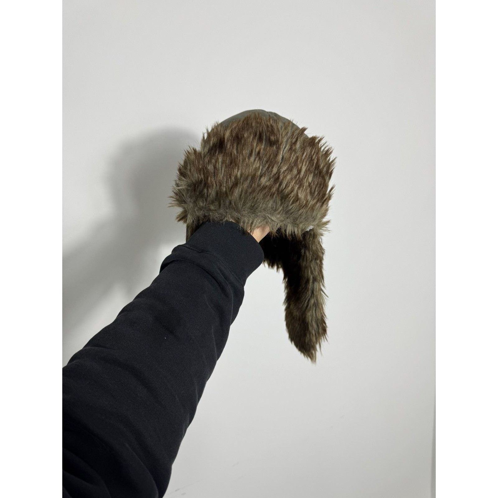 Japanese Brand Y2K Ushanka Fur Fuzzy Hat 90s Style Vintage ifsixwasnine+ Size ONE SIZE - 2 Thumbnail