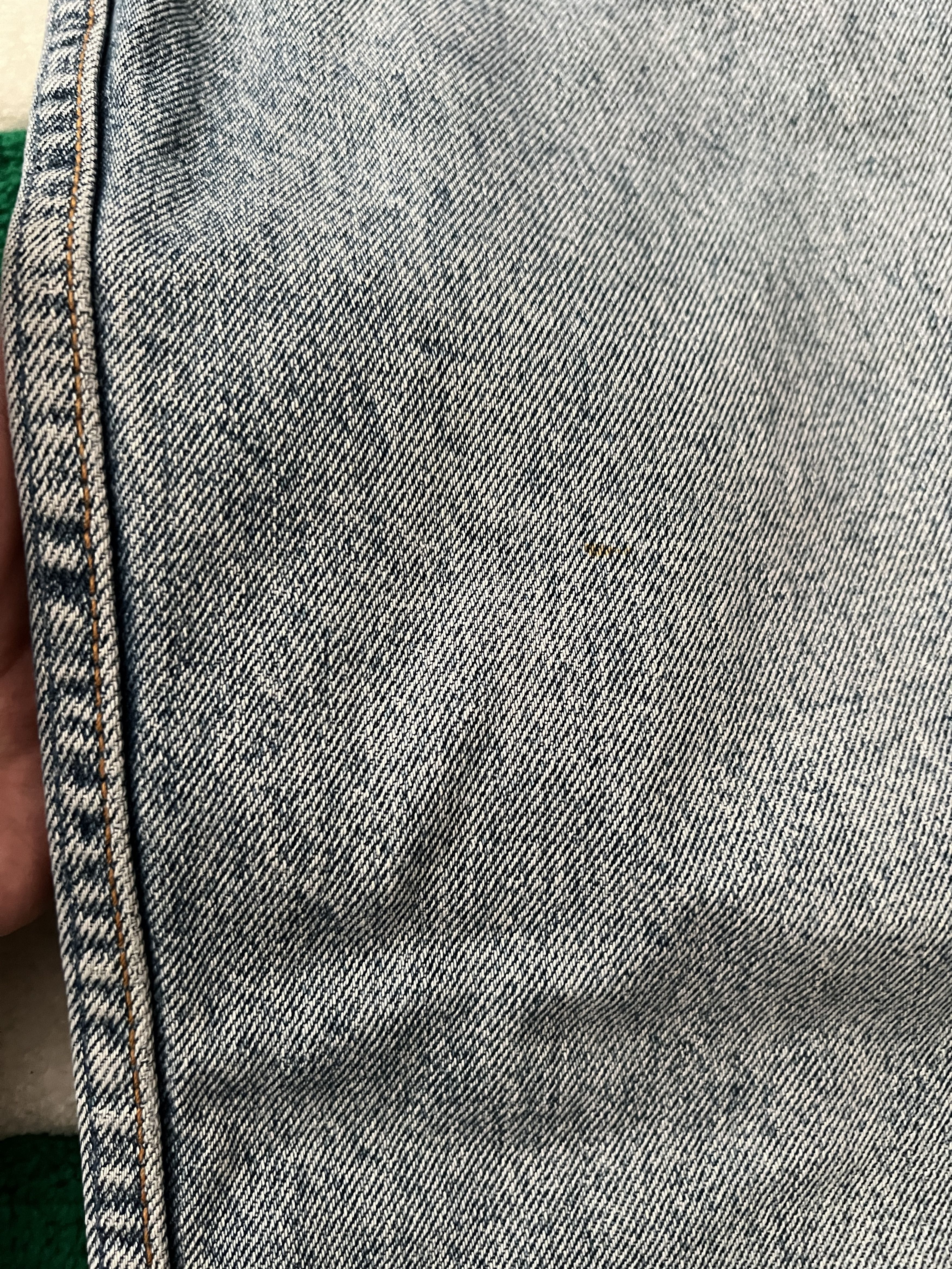 Levi's Vintage 90s Levis 627 Washed Denim Jeans Orange tab W34 L32 Size US 34 / EU 50 - 6 Thumbnail