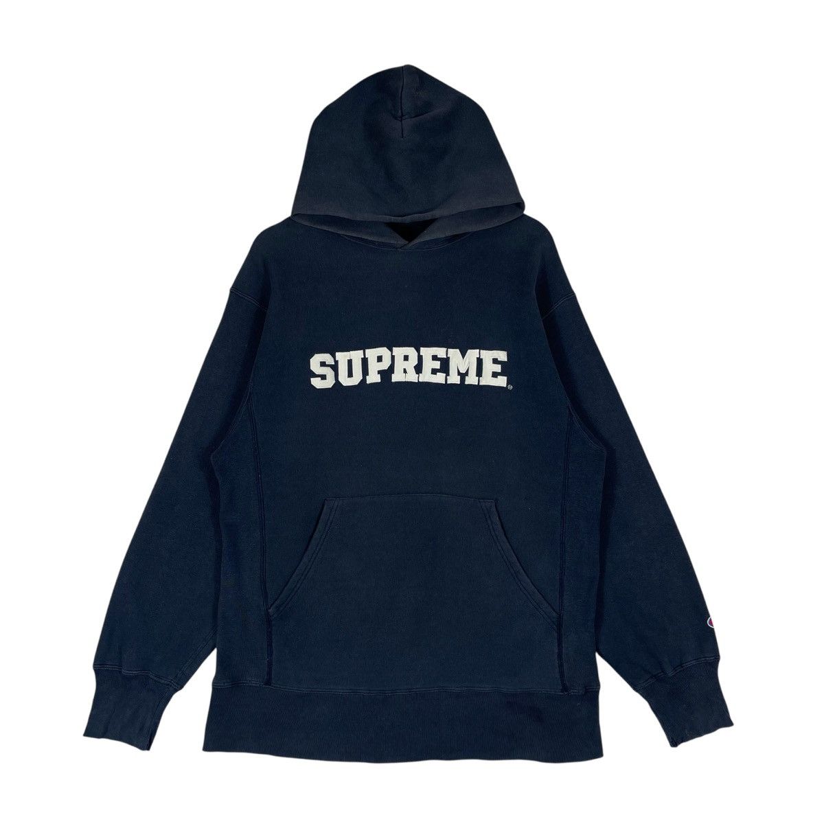 Supreme × Vintage Vintage Champion Supreme Collegiate Hoodie Size US L / EU 52-54 / 3 - 2 Thumbnail